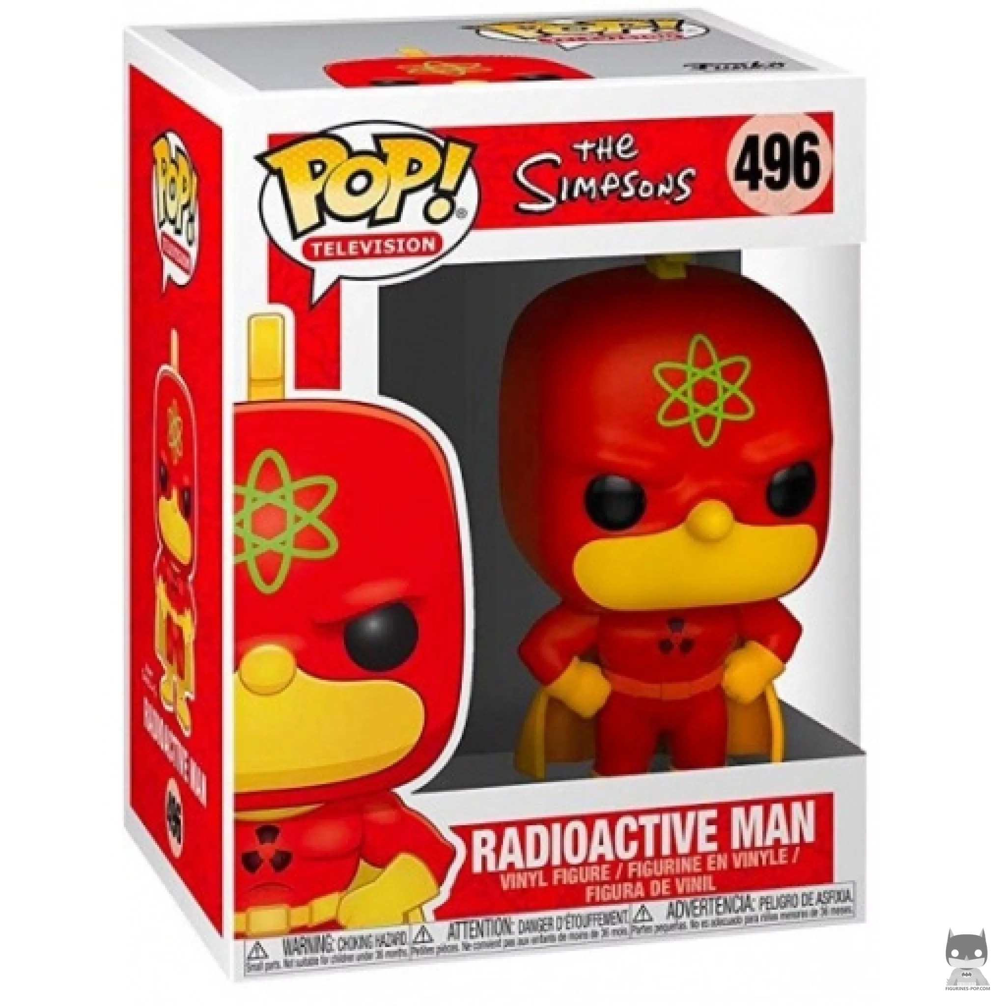 Figurine Funko POP L'Homme Radioactif avec boîte