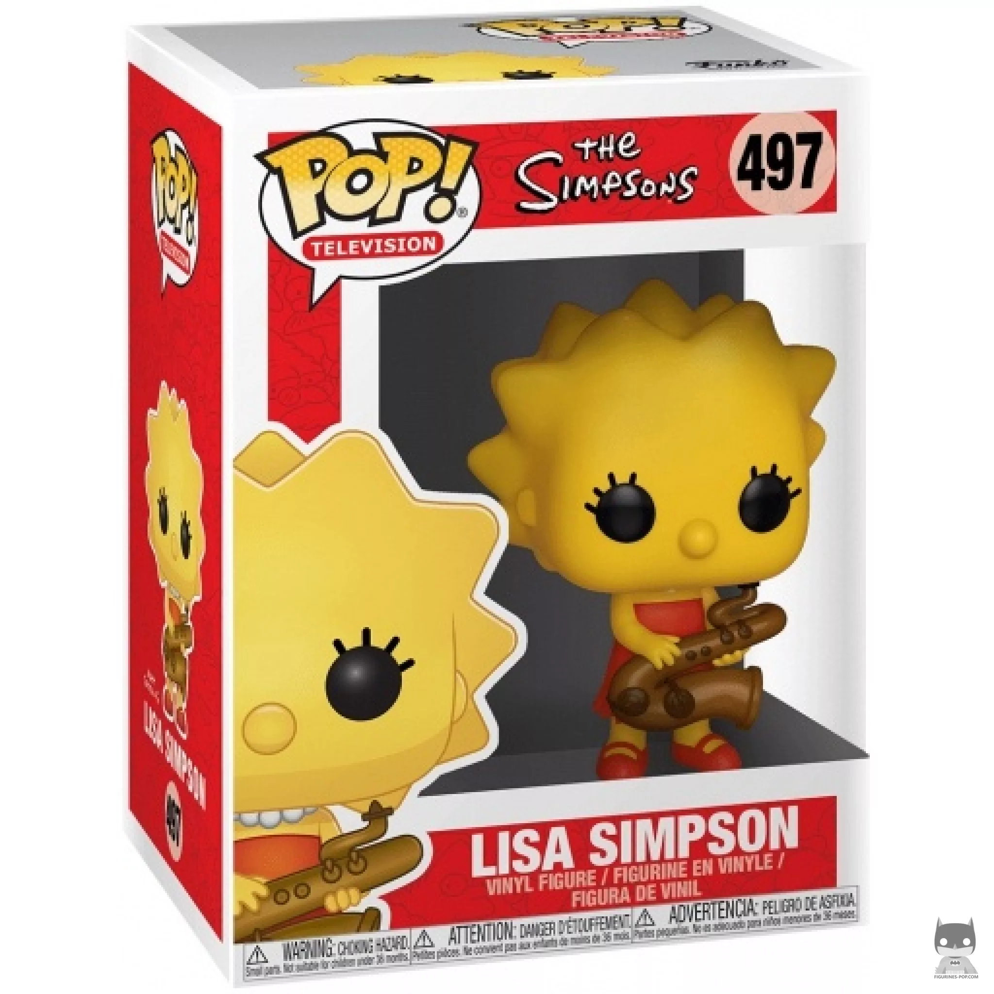 Figurine Funko POP Lisa Simpson avec boîte