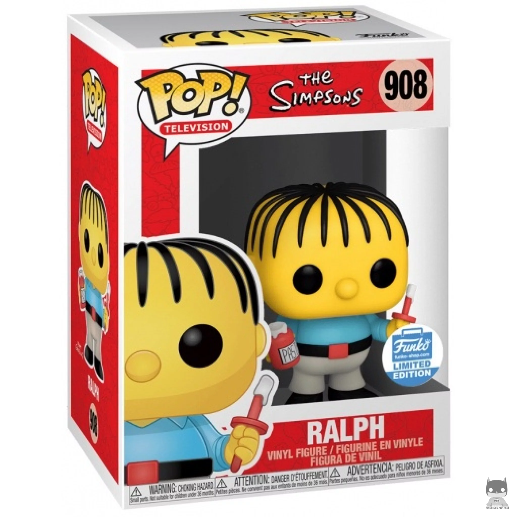 Figurine Funko POP Ralph Wiggum avec boîte