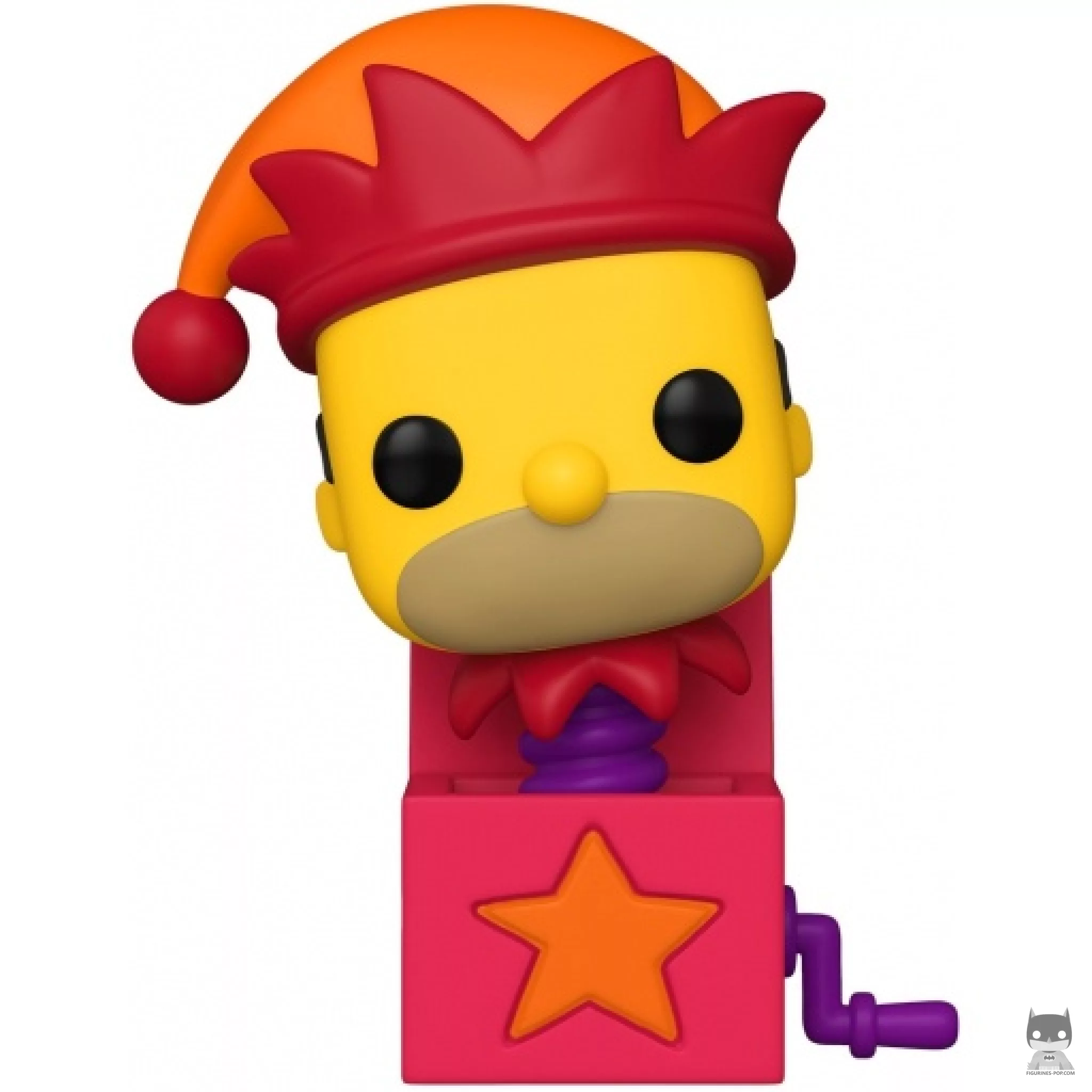 Figurine Funko POP Homer en Jack-in-the-Box (Les Simpson : Horrow Show)