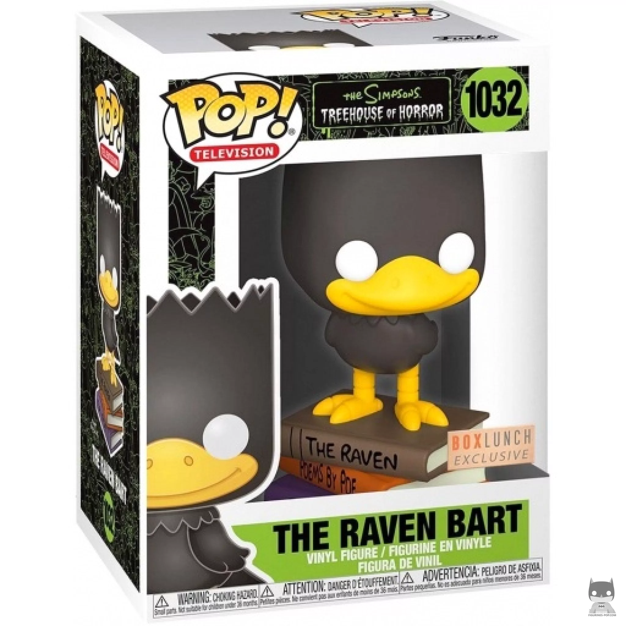 Figurine Funko POP Bart en Corbeau avec boîte