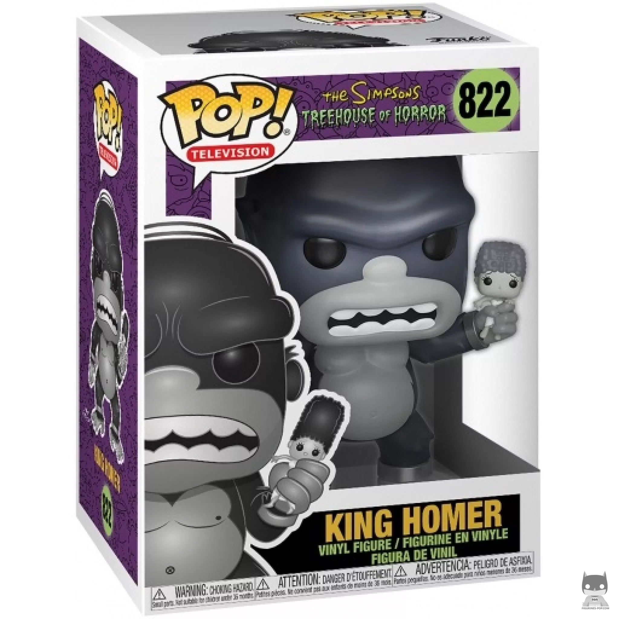 Figurine Funko POP King Homer avec boîte