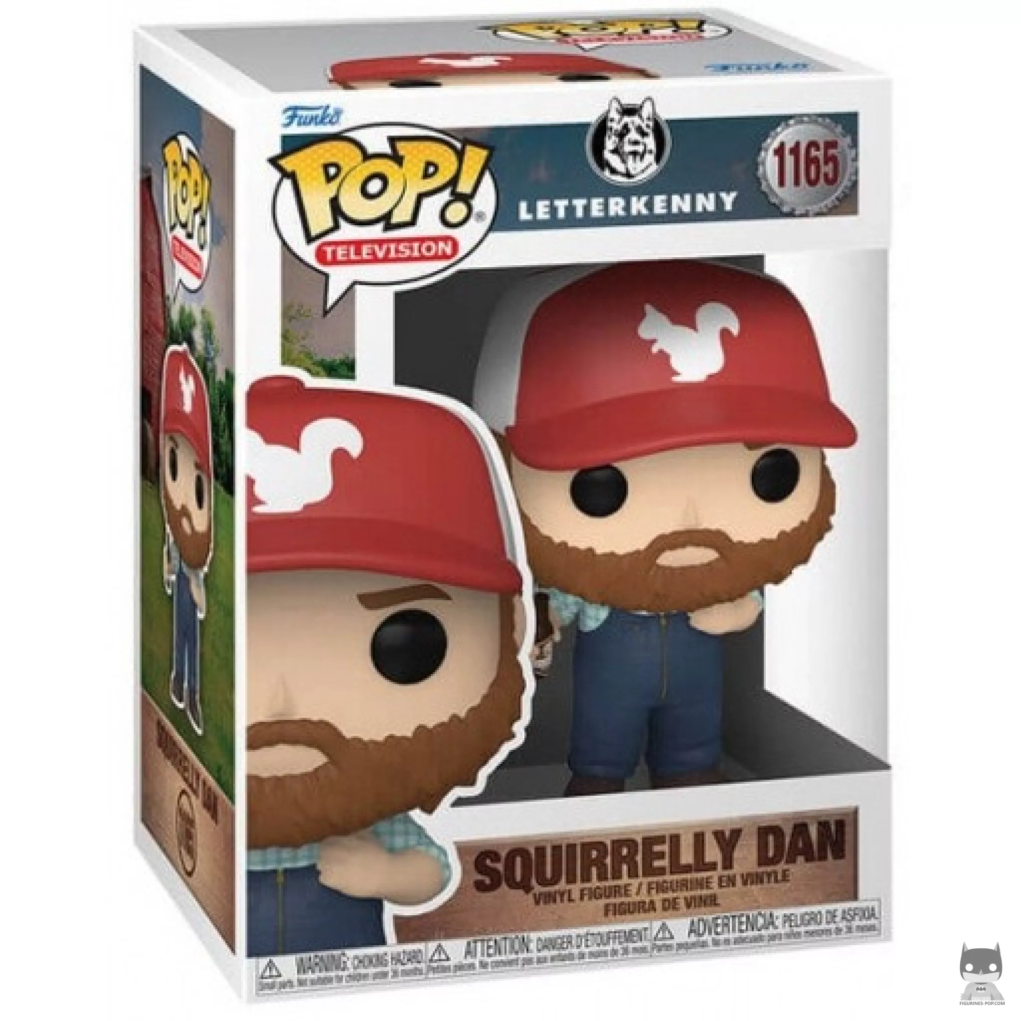 Figurine Funko POP Écureuil Dan avec boîte