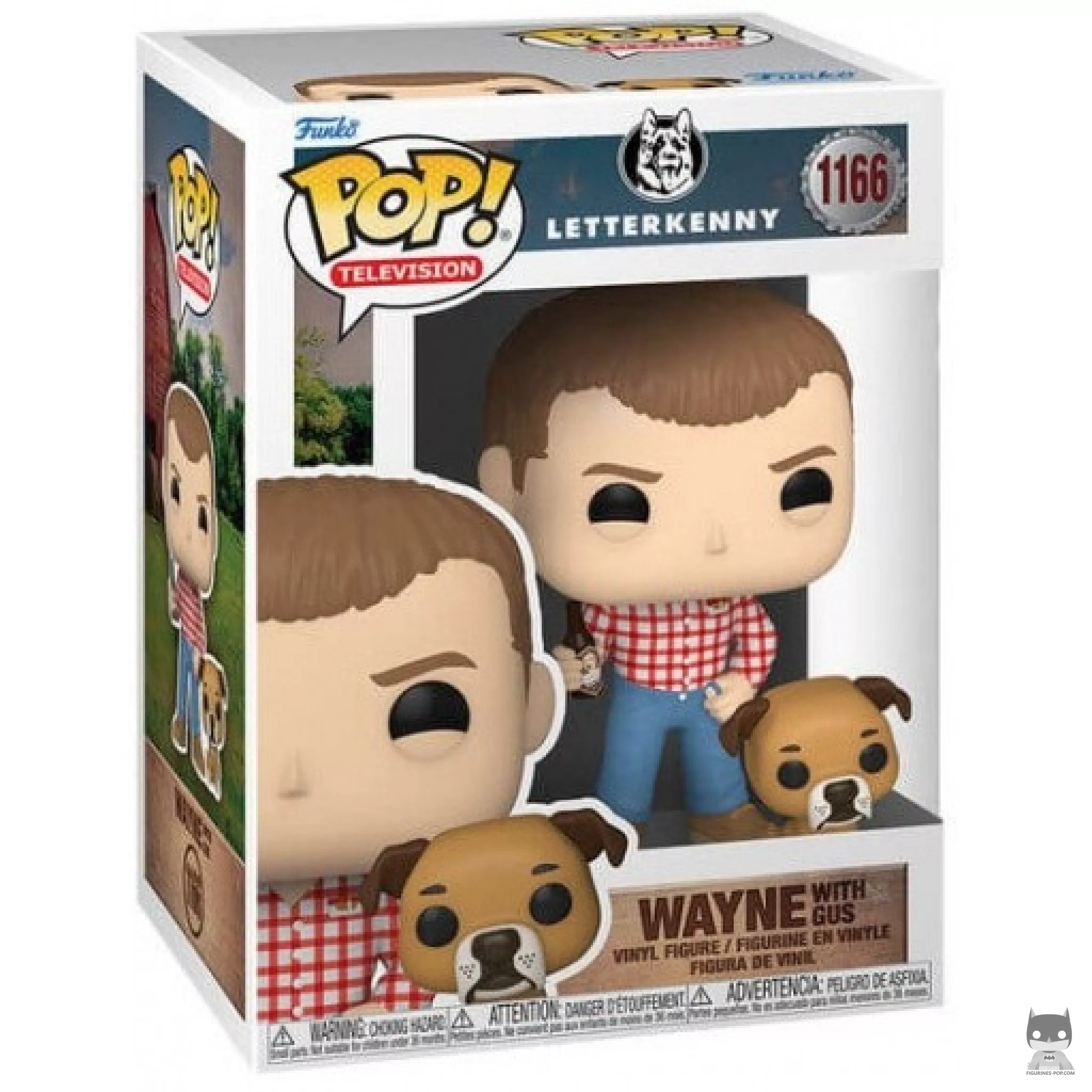 Figurine Funko POP Wayne avec Gus avec boîte
