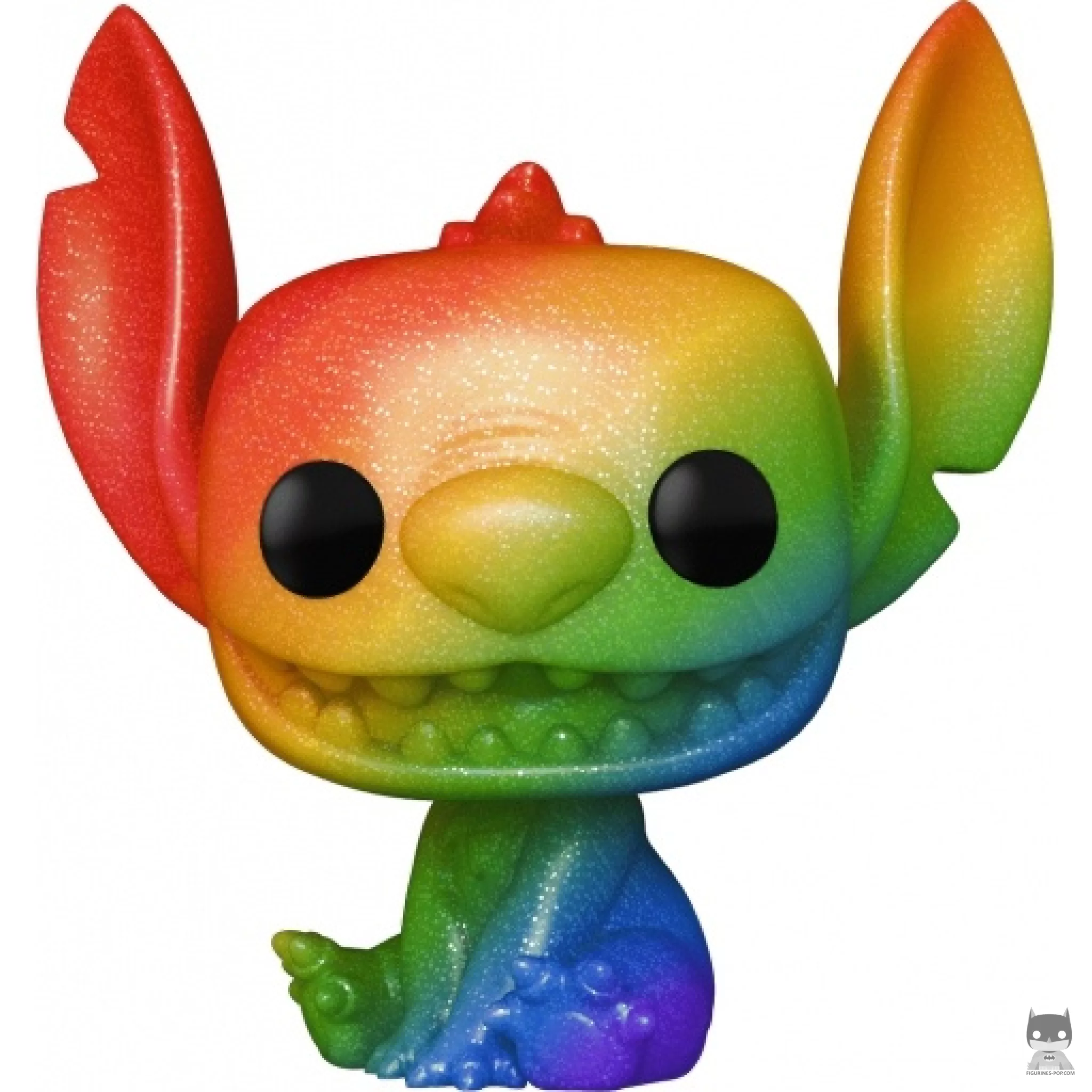 Figurine Funko POP Stitch souriant (Rainbow & Diamond Glitter) (Lilo and Stitch)