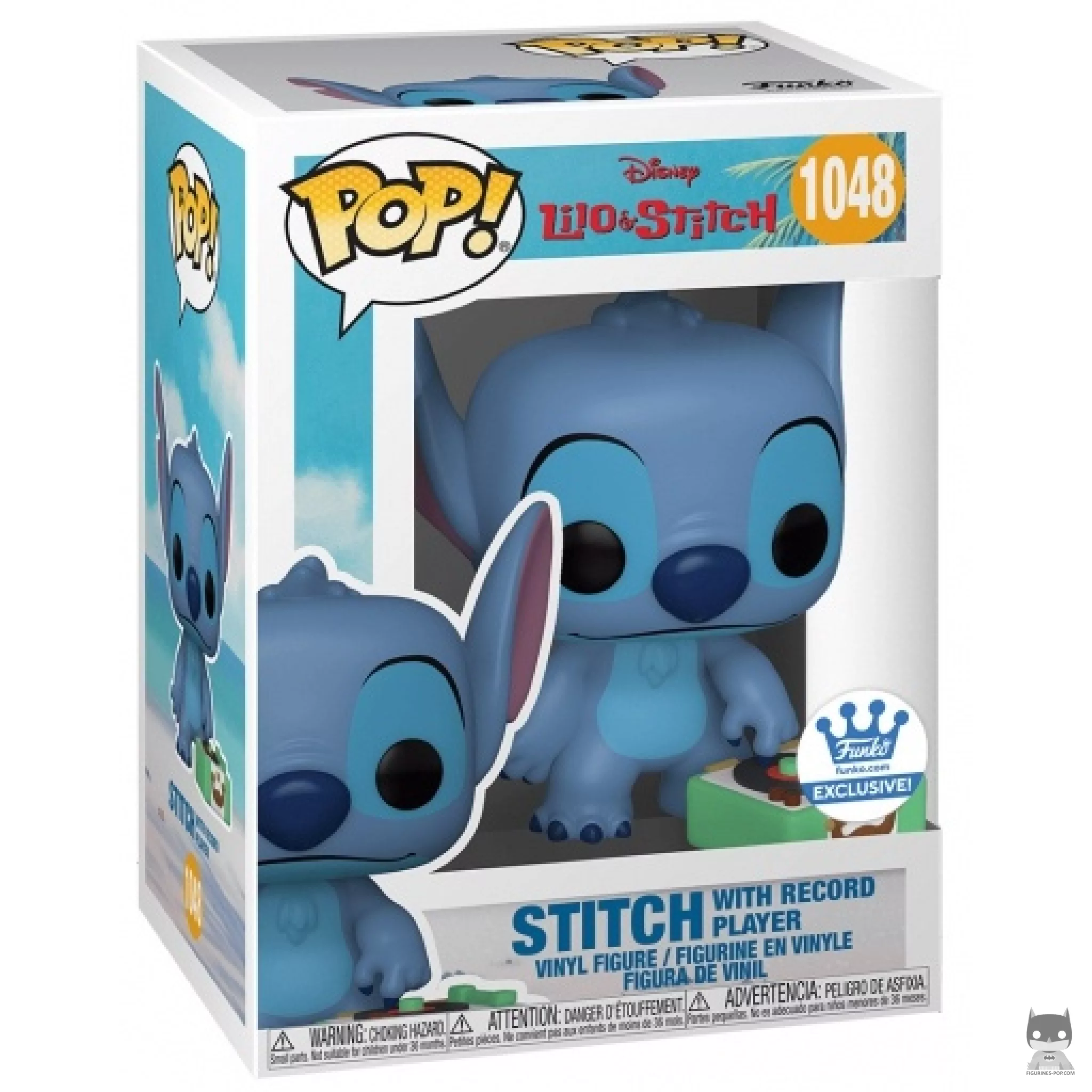 Figurine Funko POP Stitch avec Enregistreur avec boîte