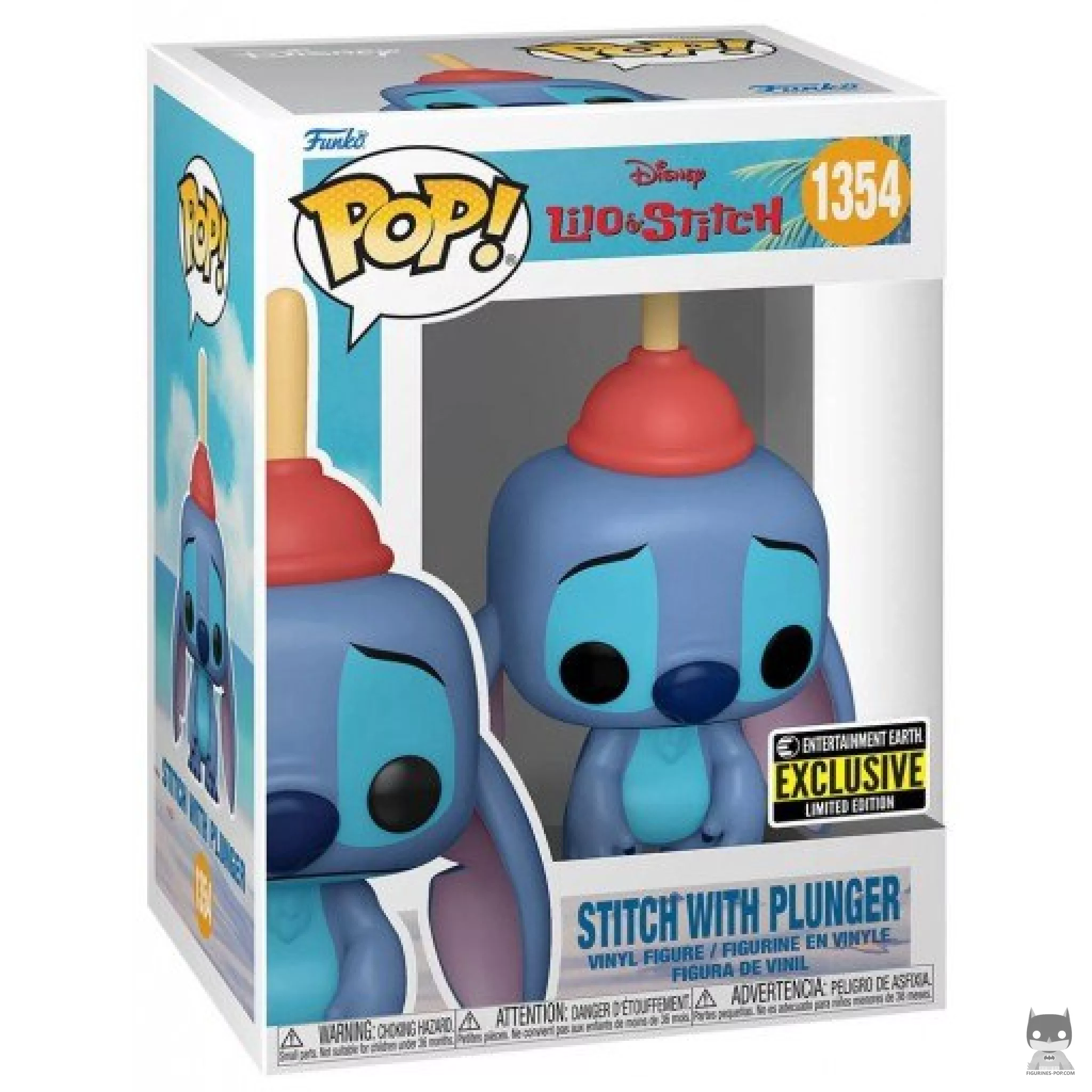Figurine Funko POP Stitch avec Ventouse avec boîte
