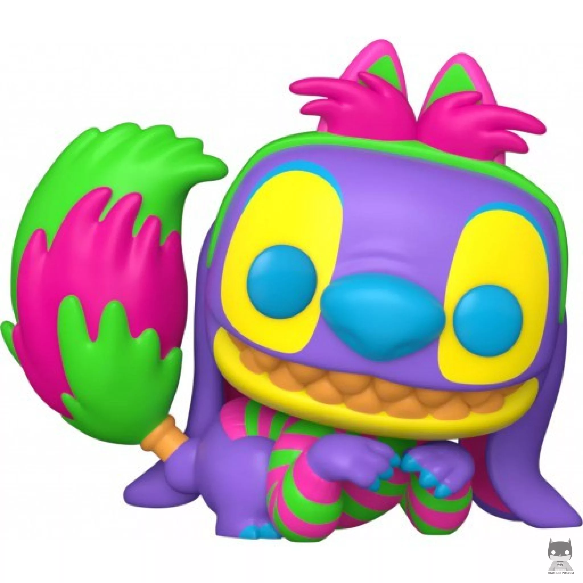 Figurine Funko POP Stitch en Chat du Cheshire (Black Light) (Lilo and Stitch)