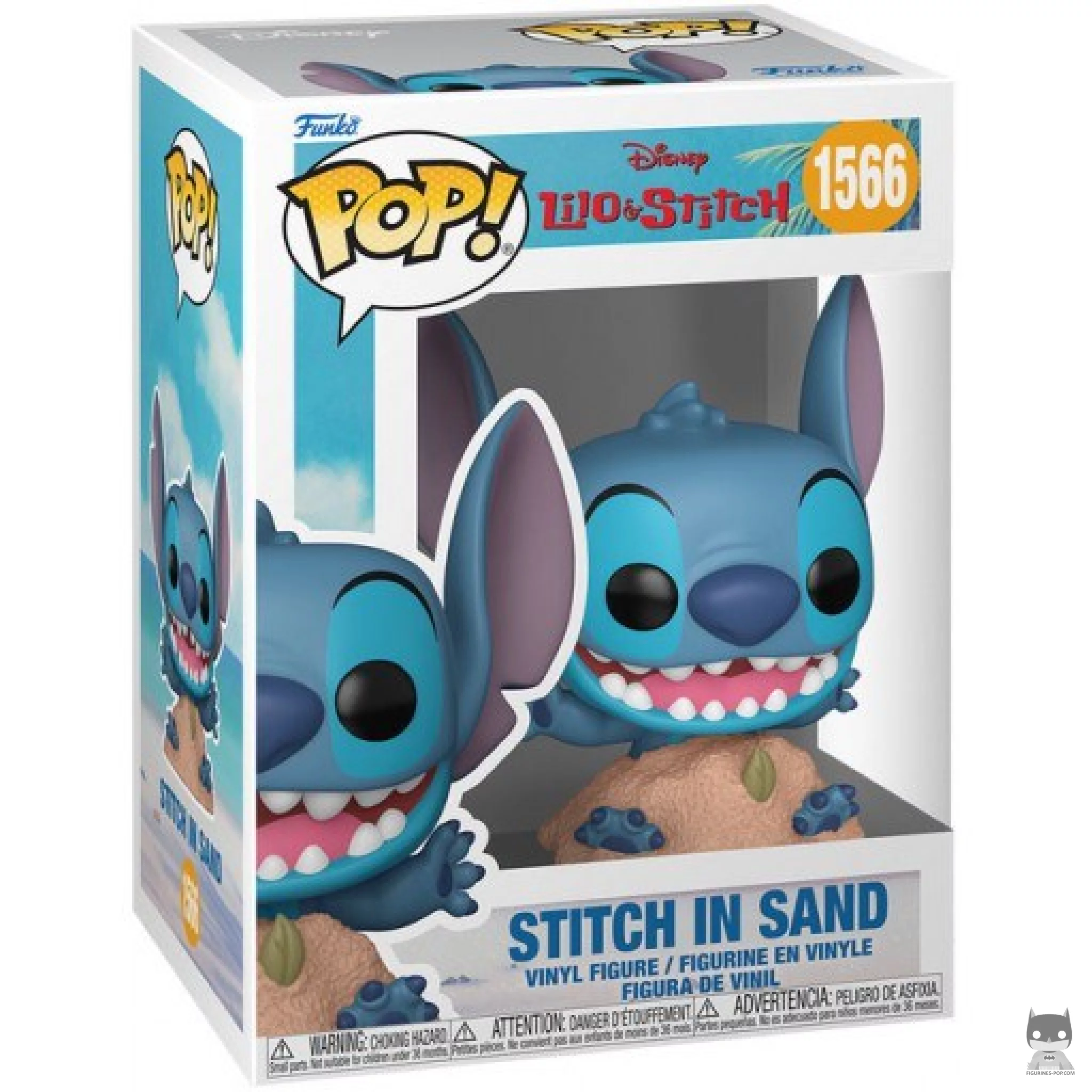 Figurine Funko POP Stitch dans le Sable avec boîte