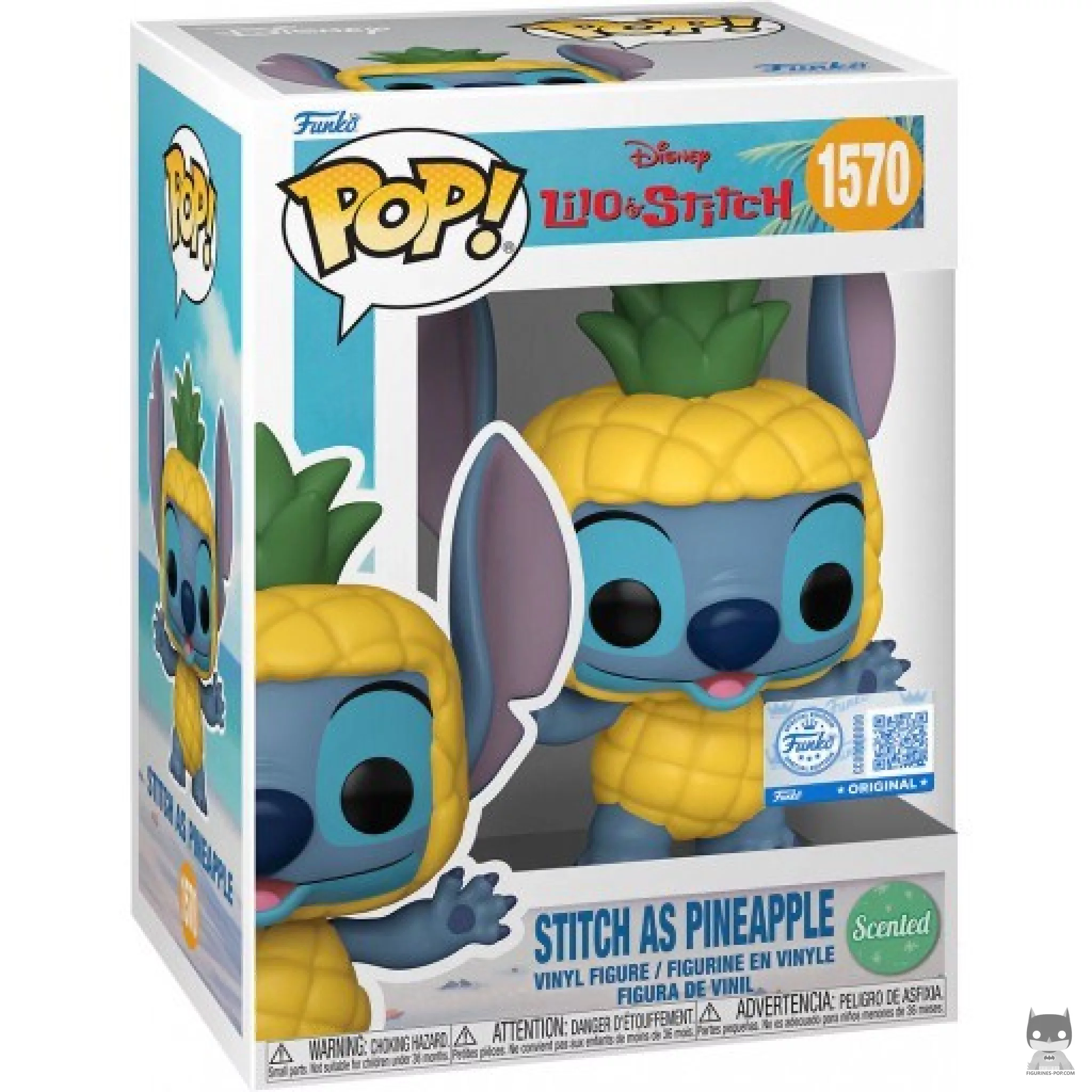 Figurine Funko POP Stitch en Ananas (Parfumé) avec boîte