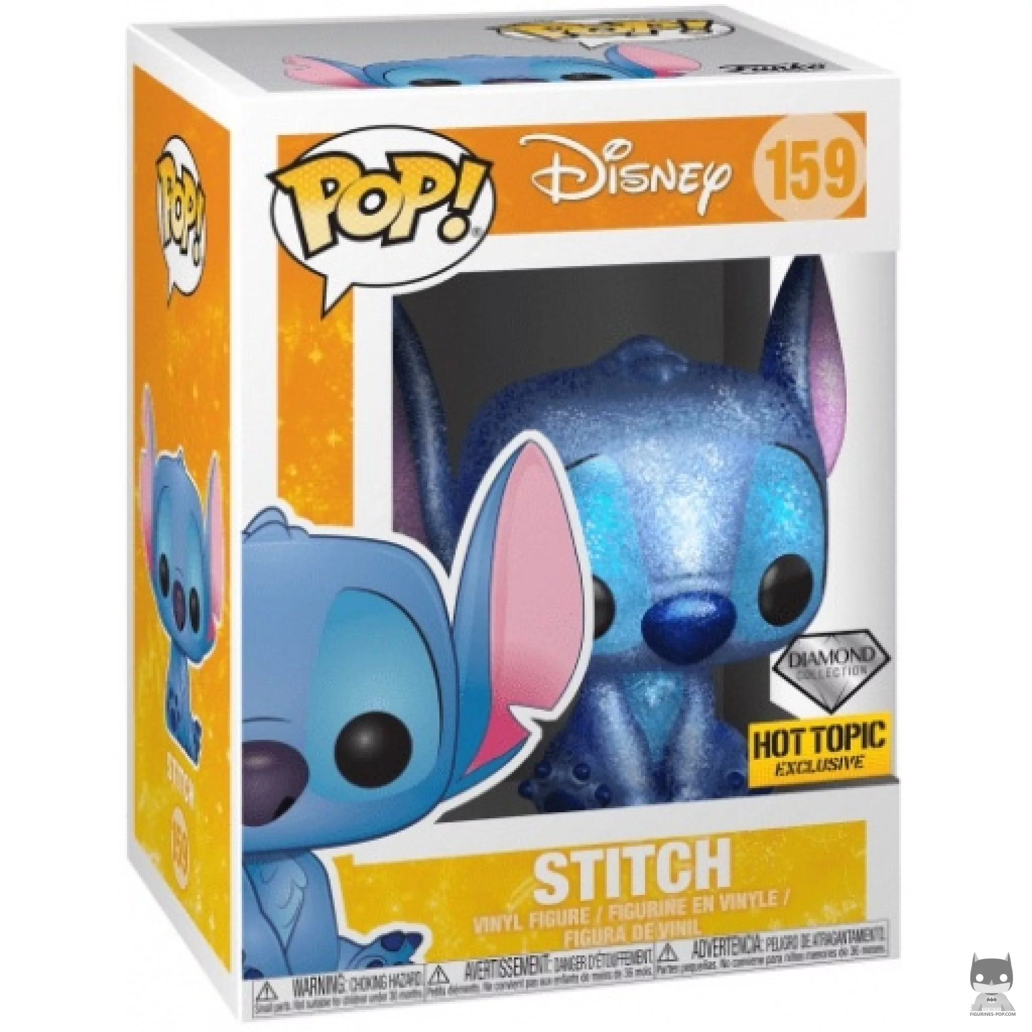 Figurine Funko POP Stitch (Diamond Glitter) avec boîte