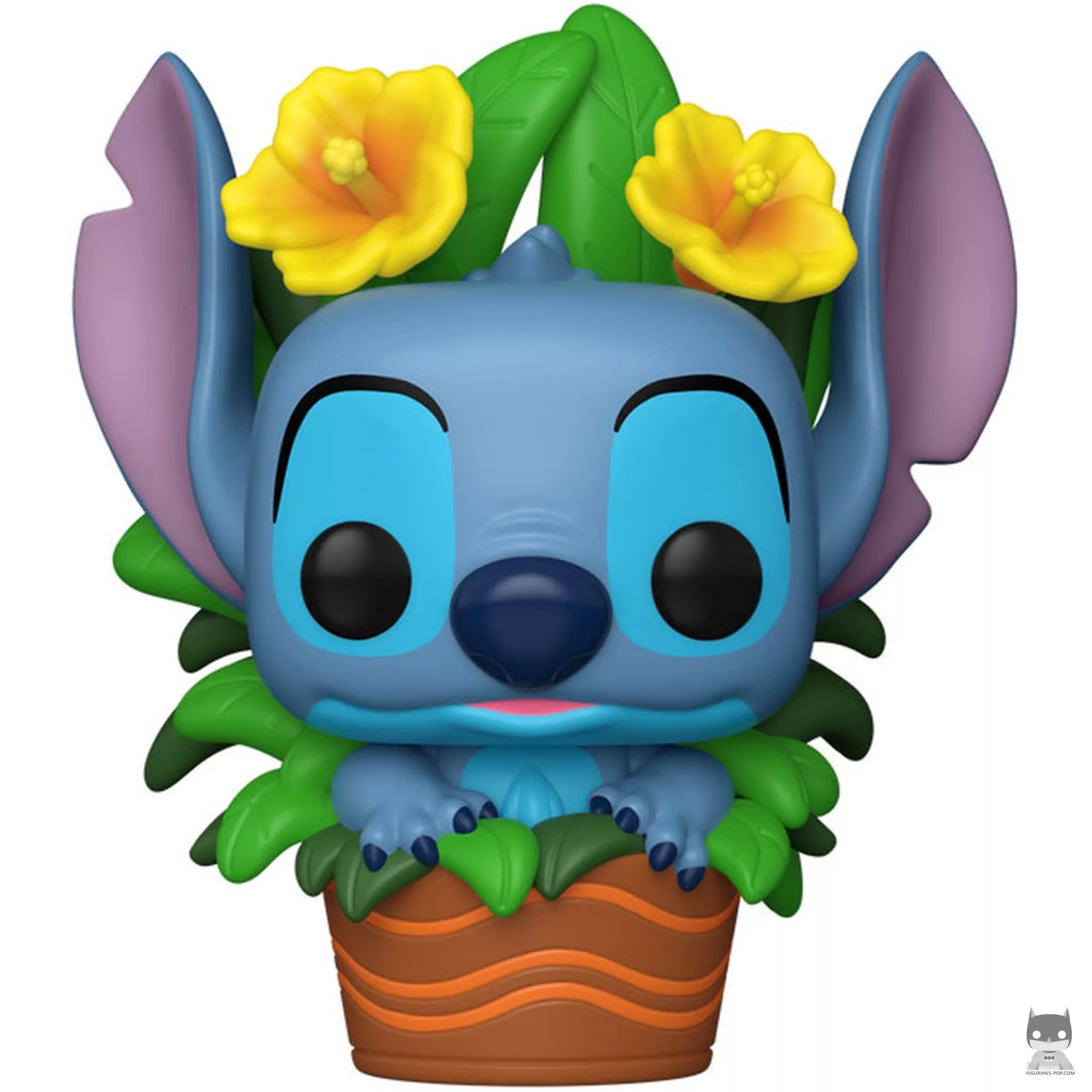 Figurine Funko POP Stitch dans la plante en pot (Lilo and Stitch)