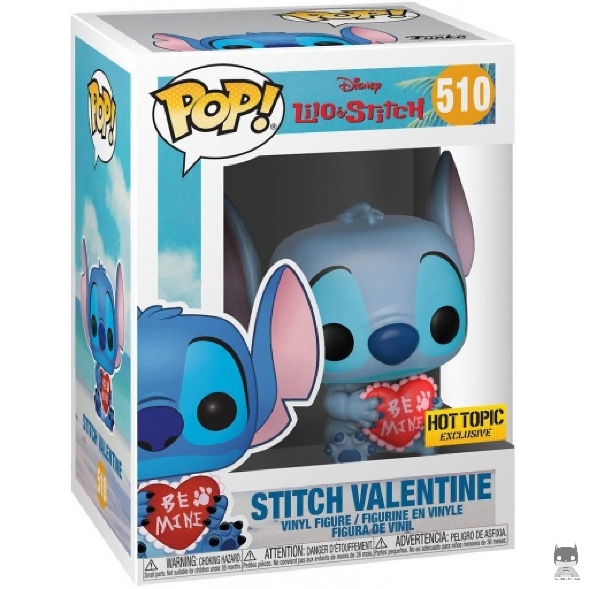 Figurine Funko POP Stitch Saint Valentin avec boîte