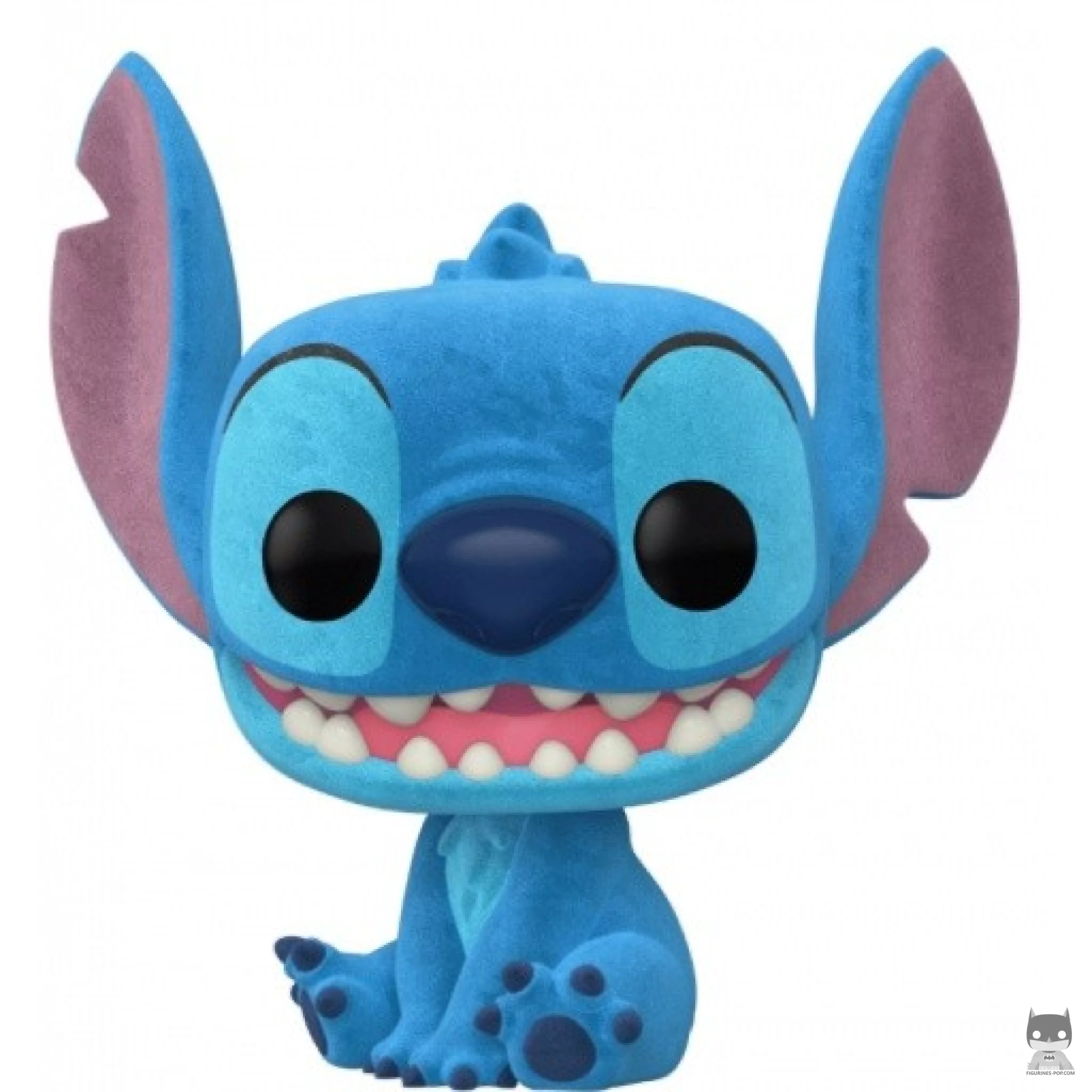 Figurine Funko POP Stitch souriant (Flocked) (Lilo et Stitch)