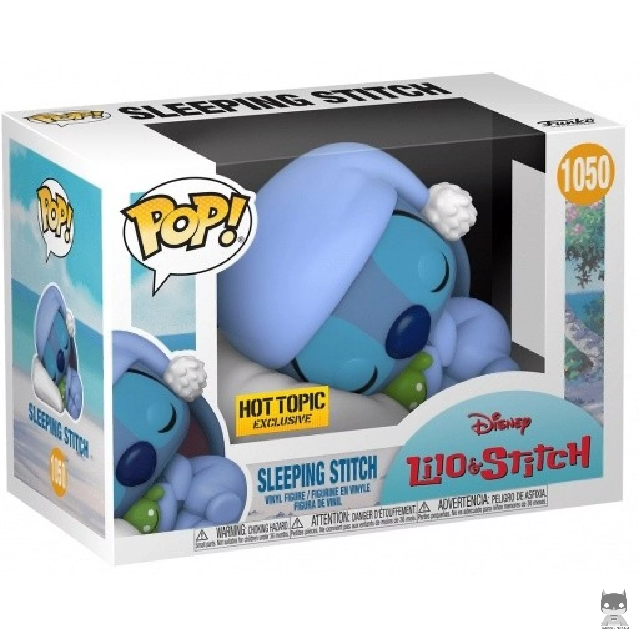 Figurine Funko POP Stitch Dormant avec boîte