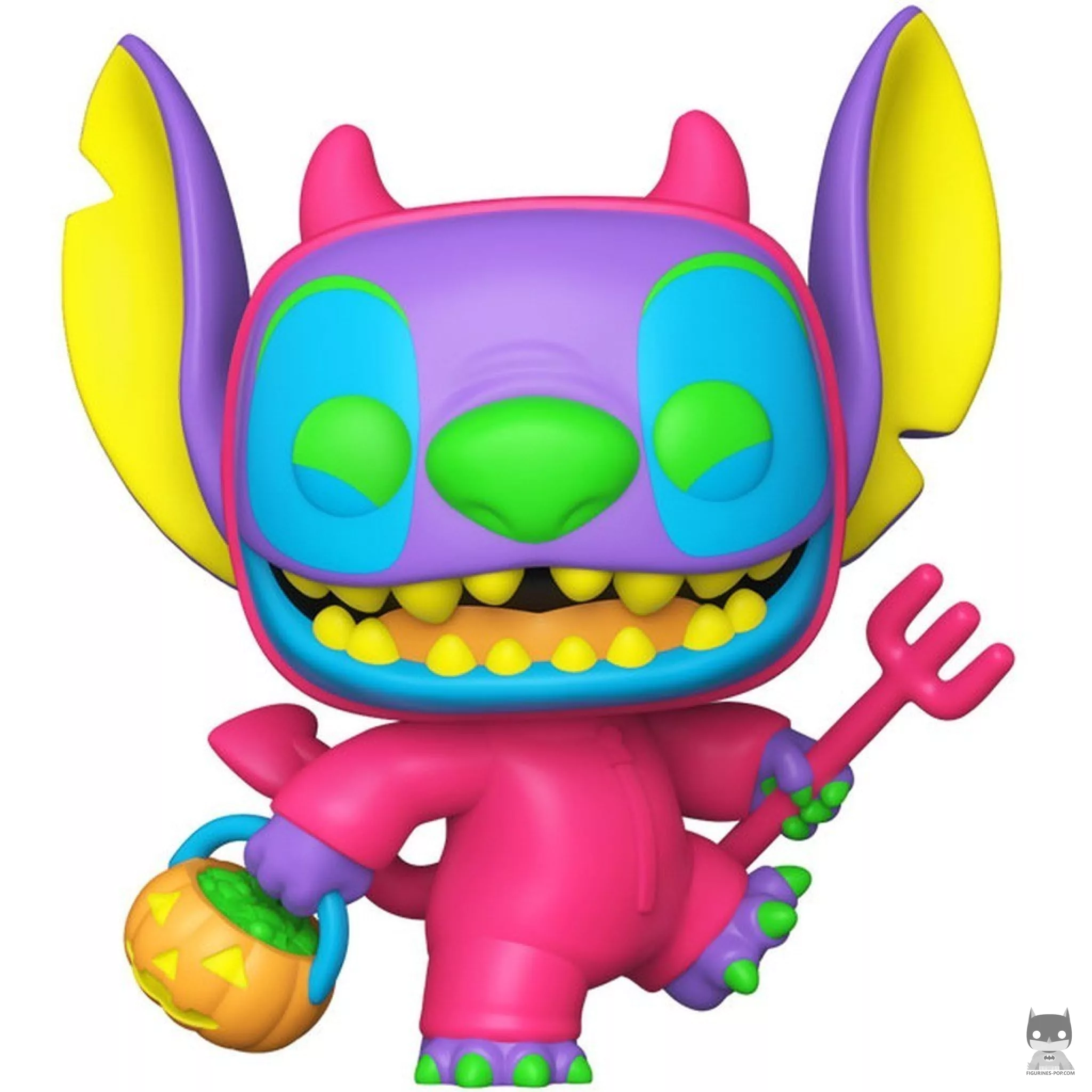 Figurine Funko POP Stitch Démon (Chase & Black Light) (Lilo et Stitch)