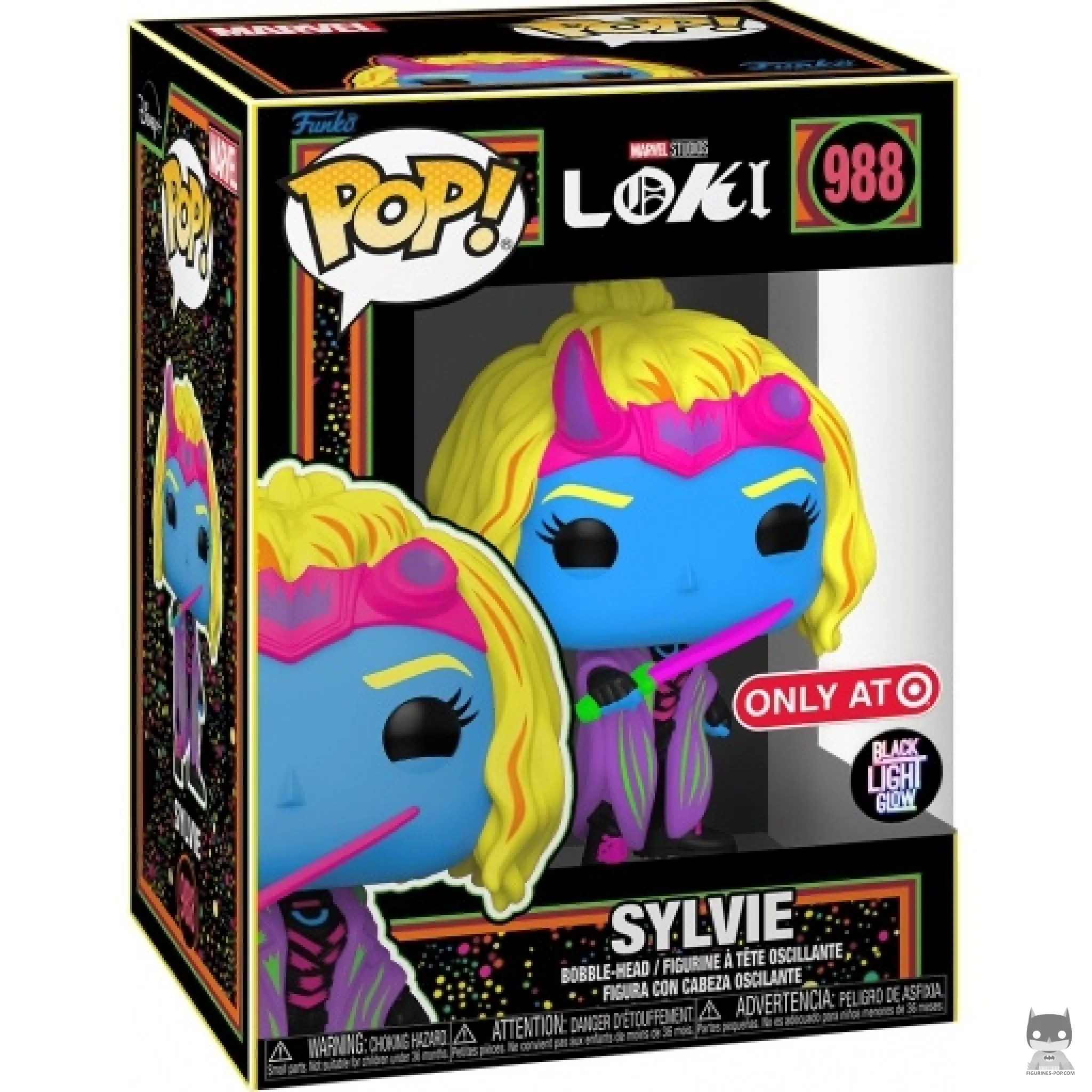 Figurine Funko POP Sylvie (Blacklight) avec boîte