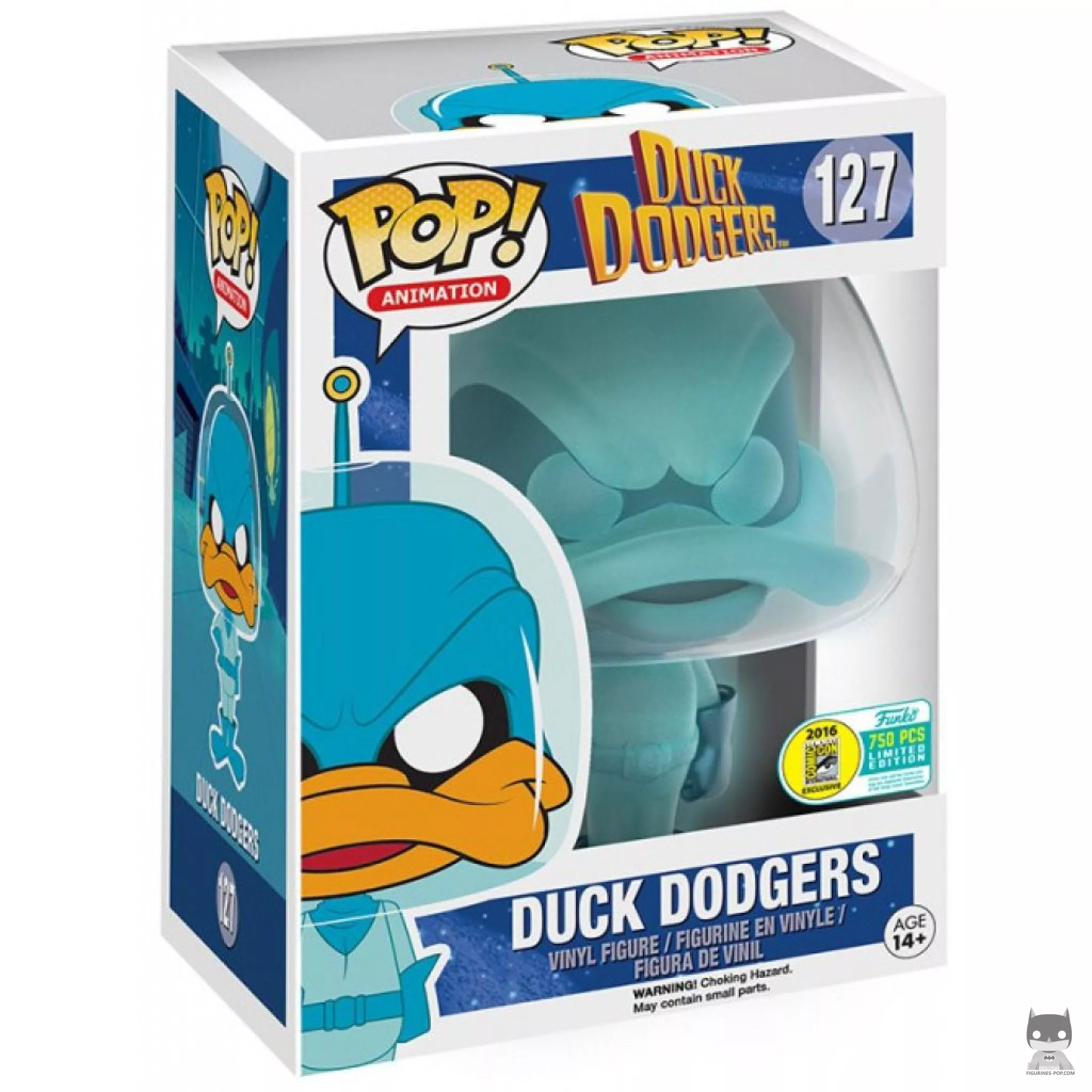 Figurine Funko POP Duck Dodgers (Bleu) avec boîte