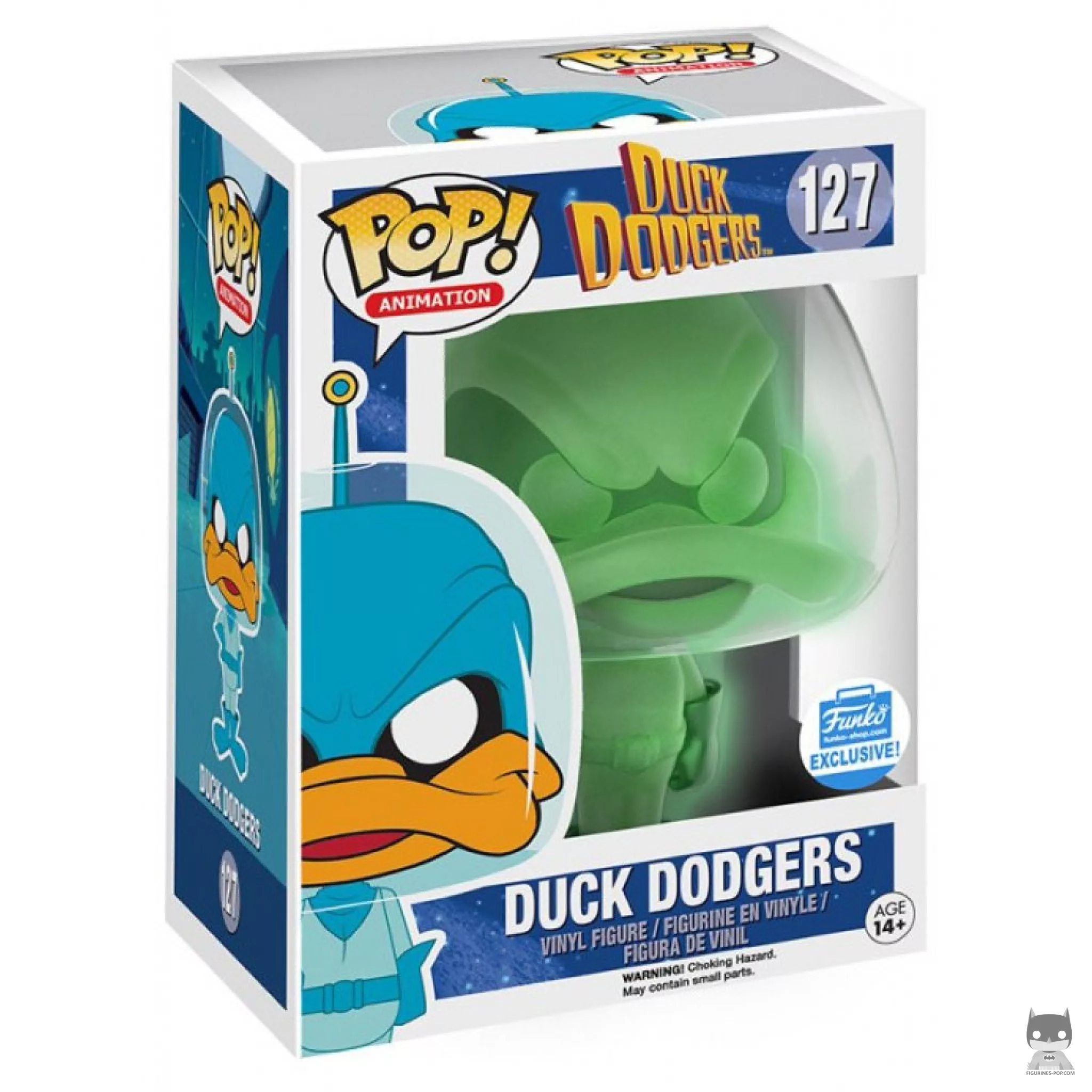 Figurine Funko POP Duck Dodgers (Vert) avec boîte