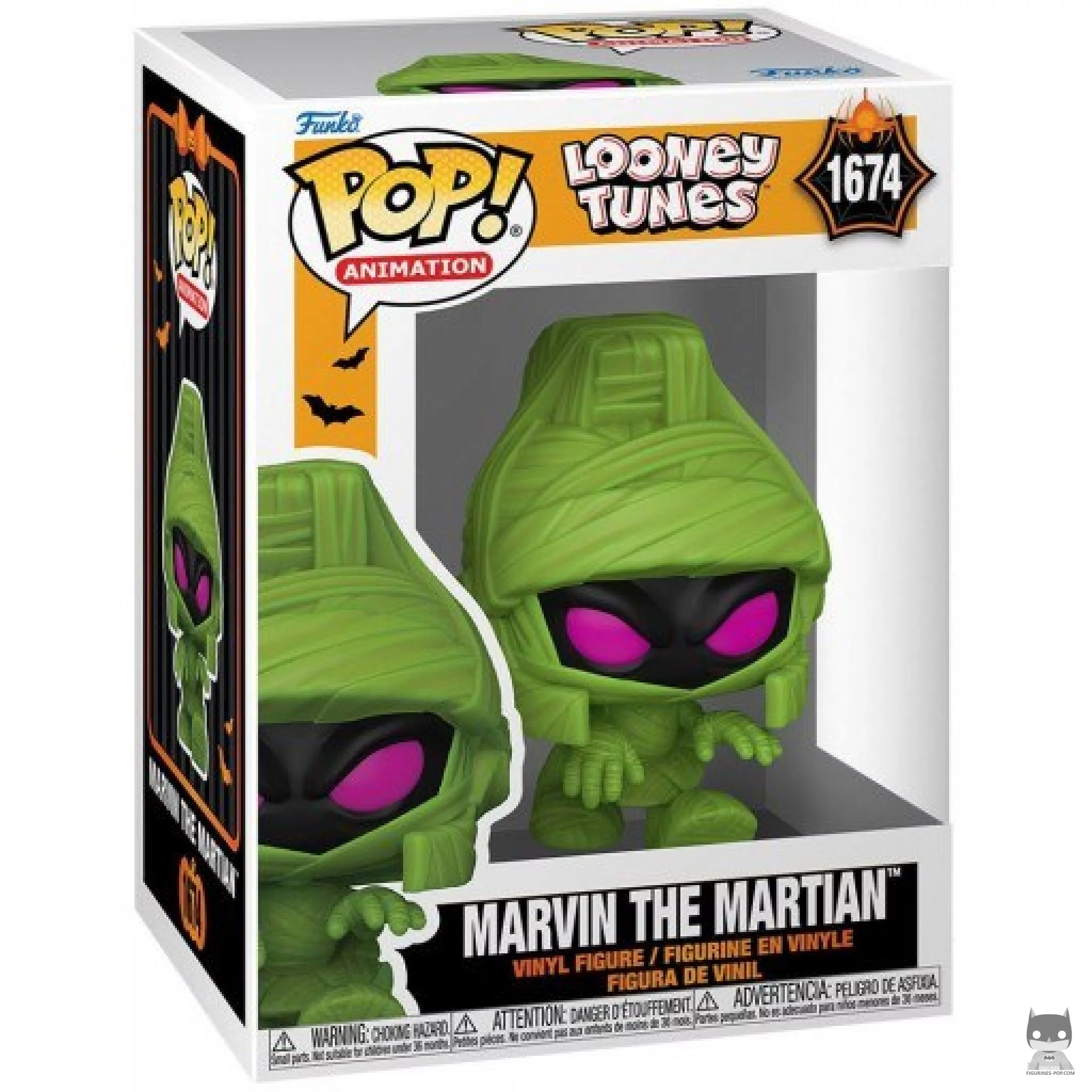 Figurine Funko POP Marvin le Martien (En Momie) avec boîte