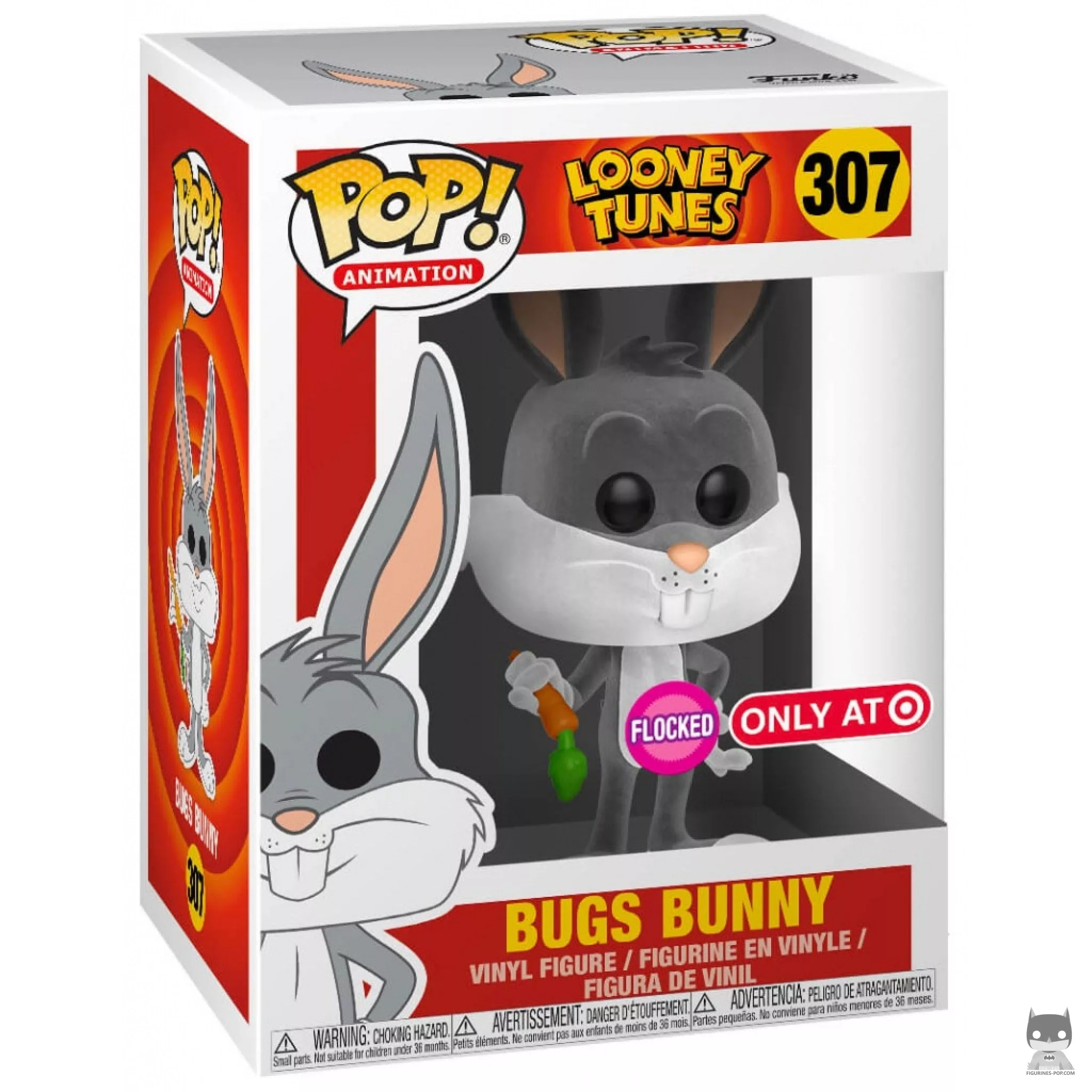 Figurine Funko POP Bugs Bunny (Flocked) avec boîte