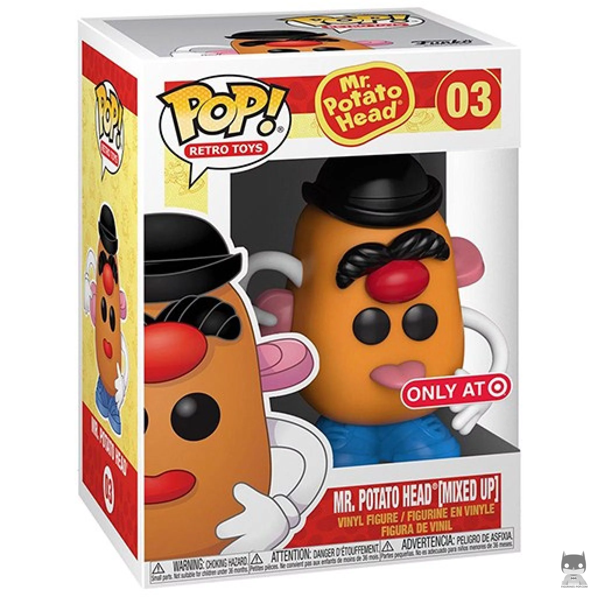 Figurine Funko POP M. Patate (Visage mélangé) avec boîte