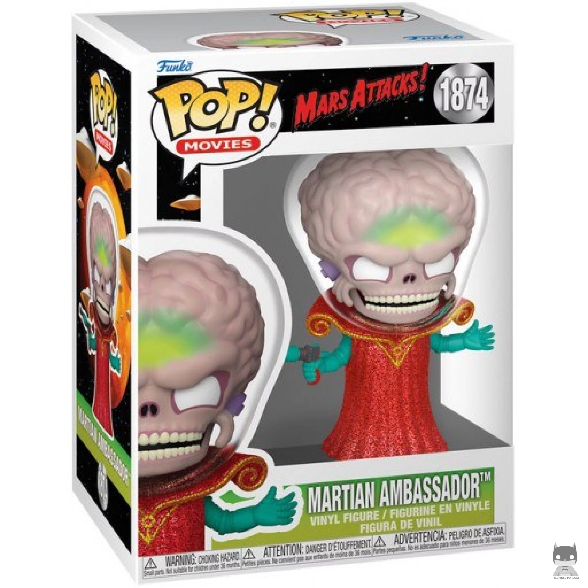 Figurine Funko POP Ambassadeur Martien avec boîte