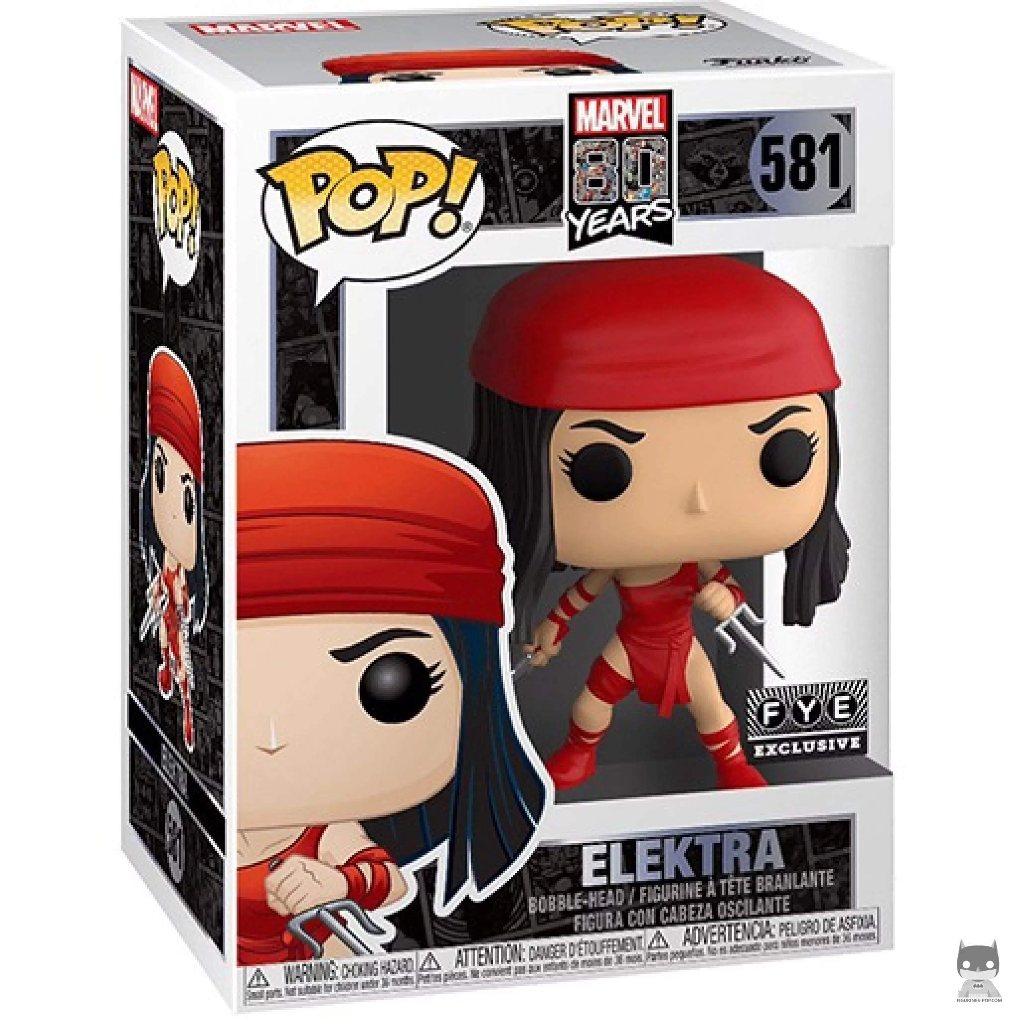 Figurine Funko POP Elektra avec boîte