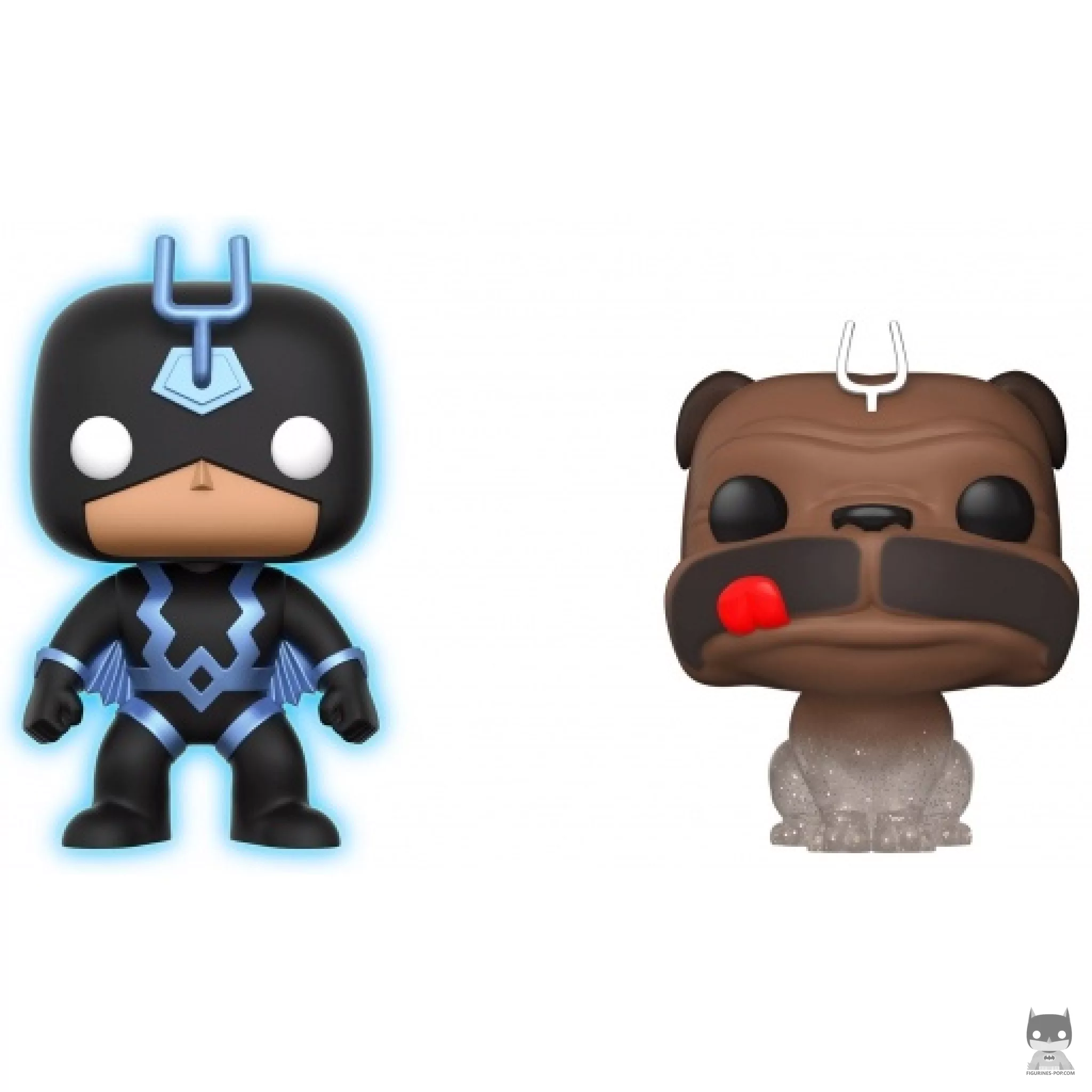 Figurine Funko POP Black Bolt & Lockjaw (Marvel Comics)
