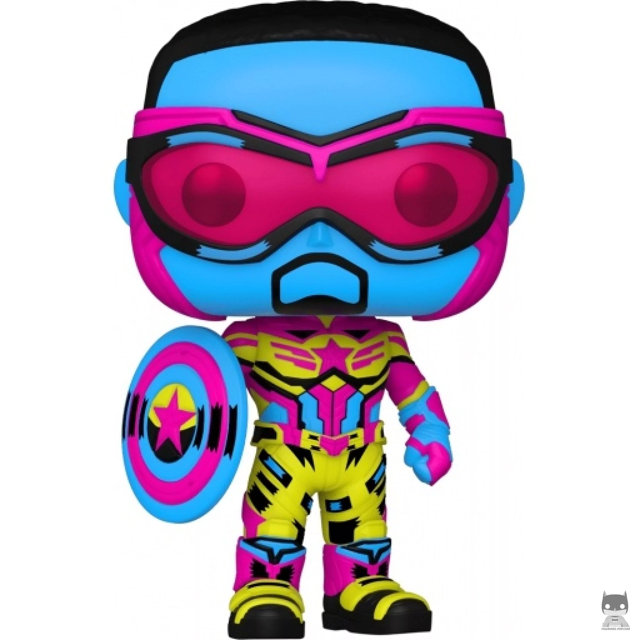 Figurine Funko POP Captain America (Blacklight) (Marvel Comics)