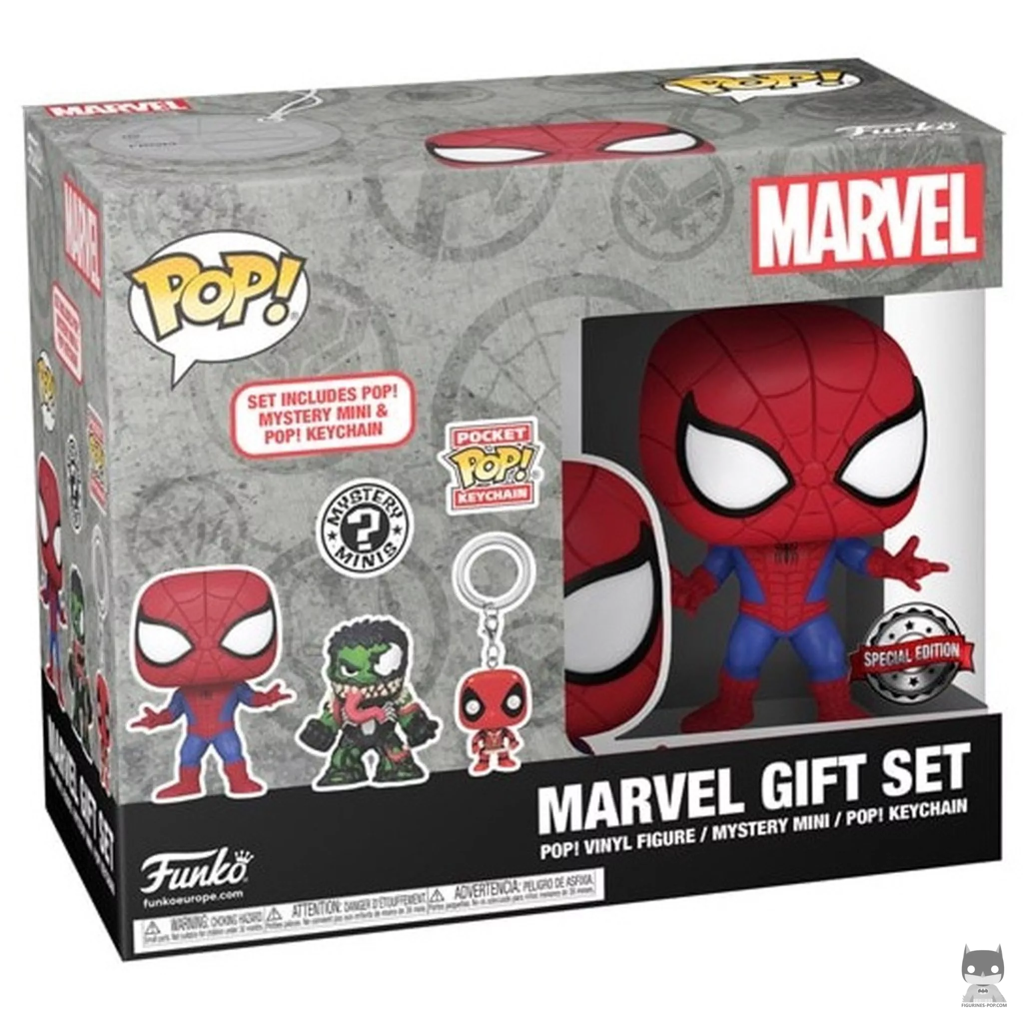 Figurine Funko POP Coffret cadeau Marvel avec boîte