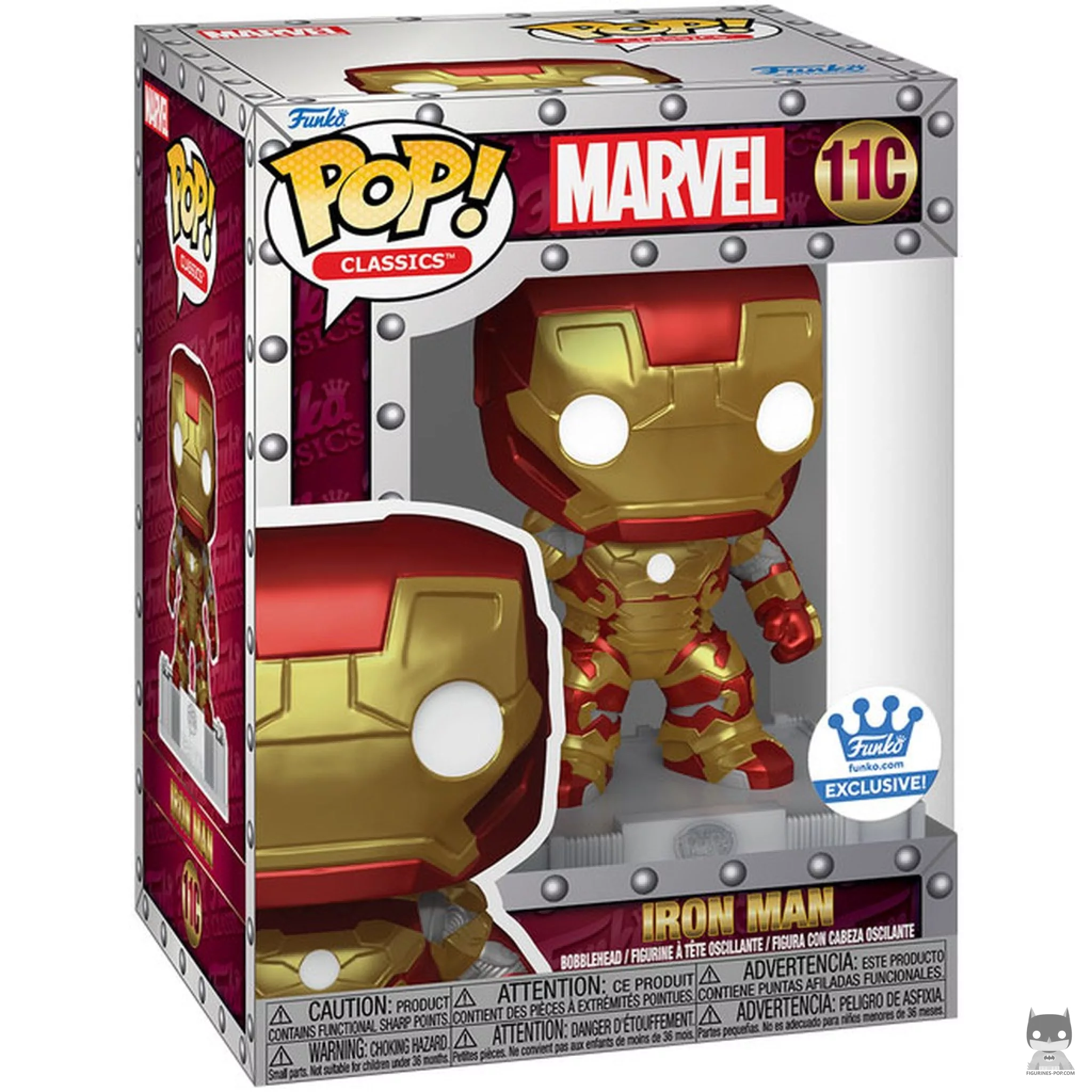 Figurine Funko POP Iron Man (Classique) avec boîte