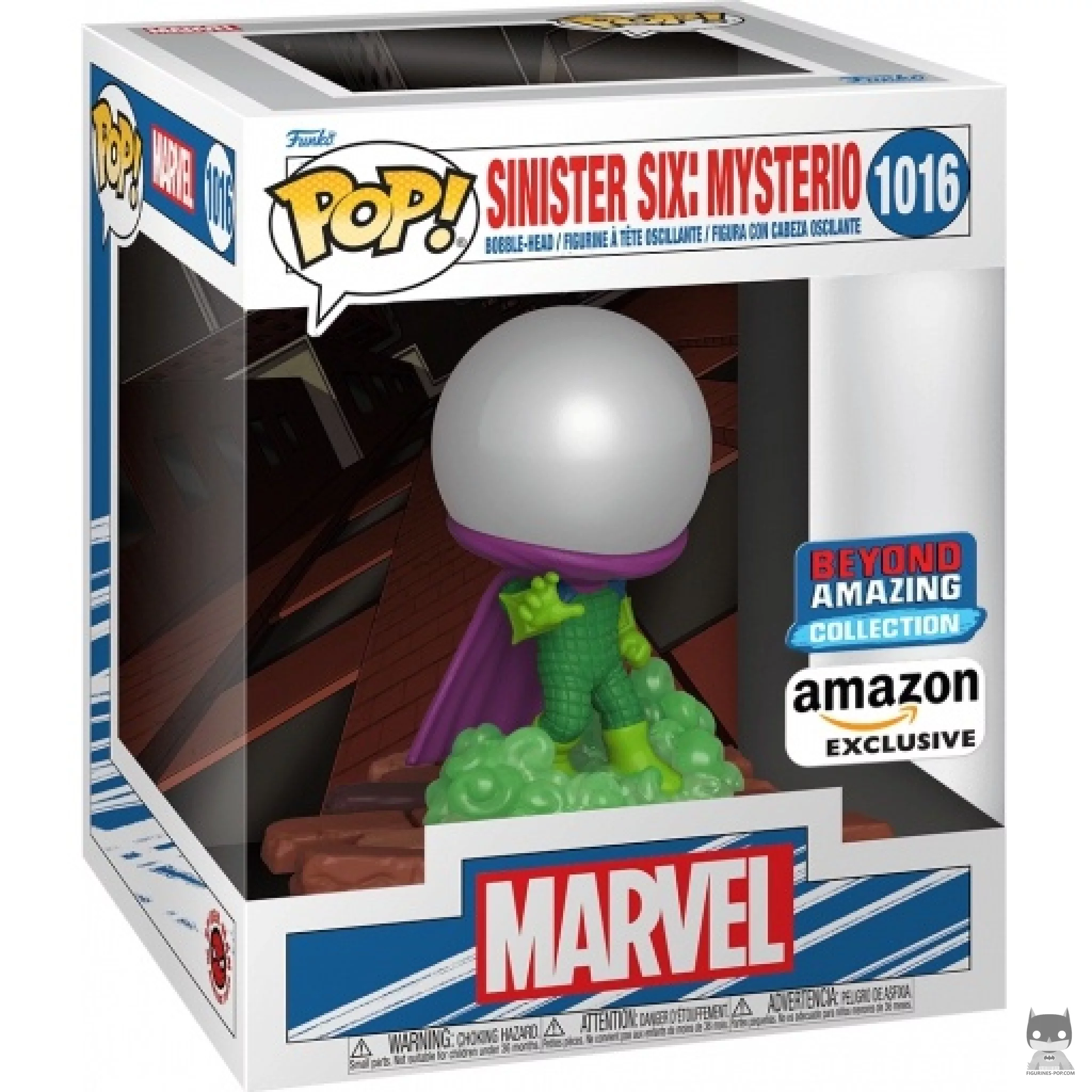 Figurine Funko POP Sinister Six : Mysterio avec boîte