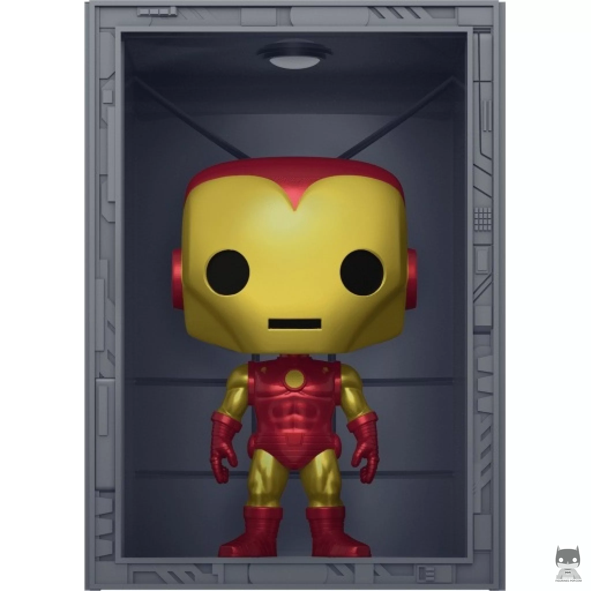 Figurine Funko POP Hall of Armor : Iron Man Model 4 (Metallic) (Marvel Comics)