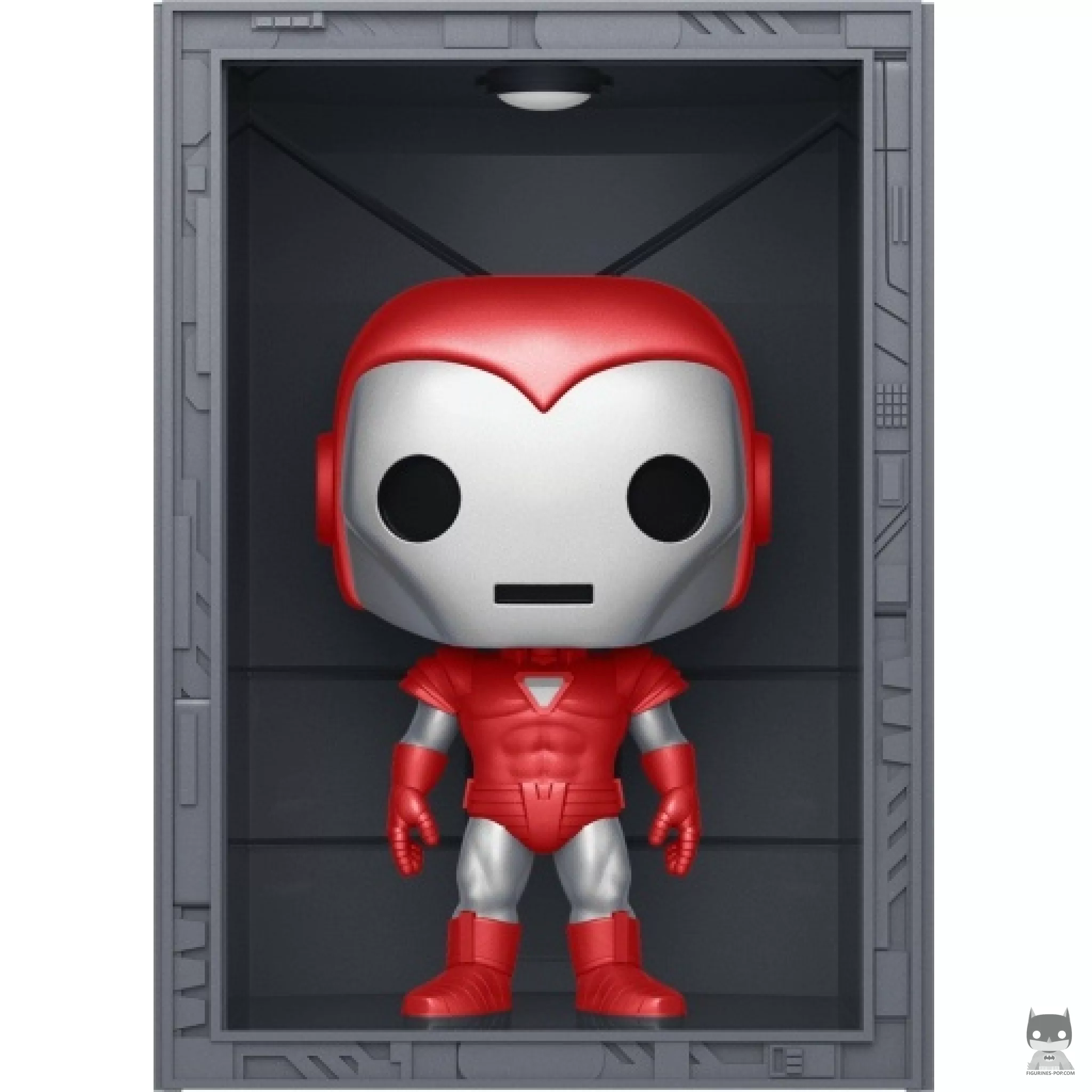 Figurine Funko POP Hall of Armor : Iron Man Model 8 Silver Centurion (Metallic) (Marvel Comics)