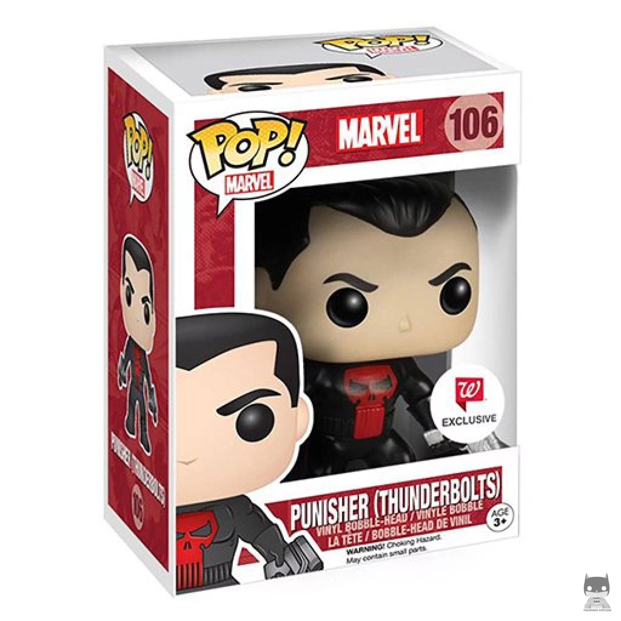 Figurine Funko POP Punisher (Combinaison Eclair) avec boîte