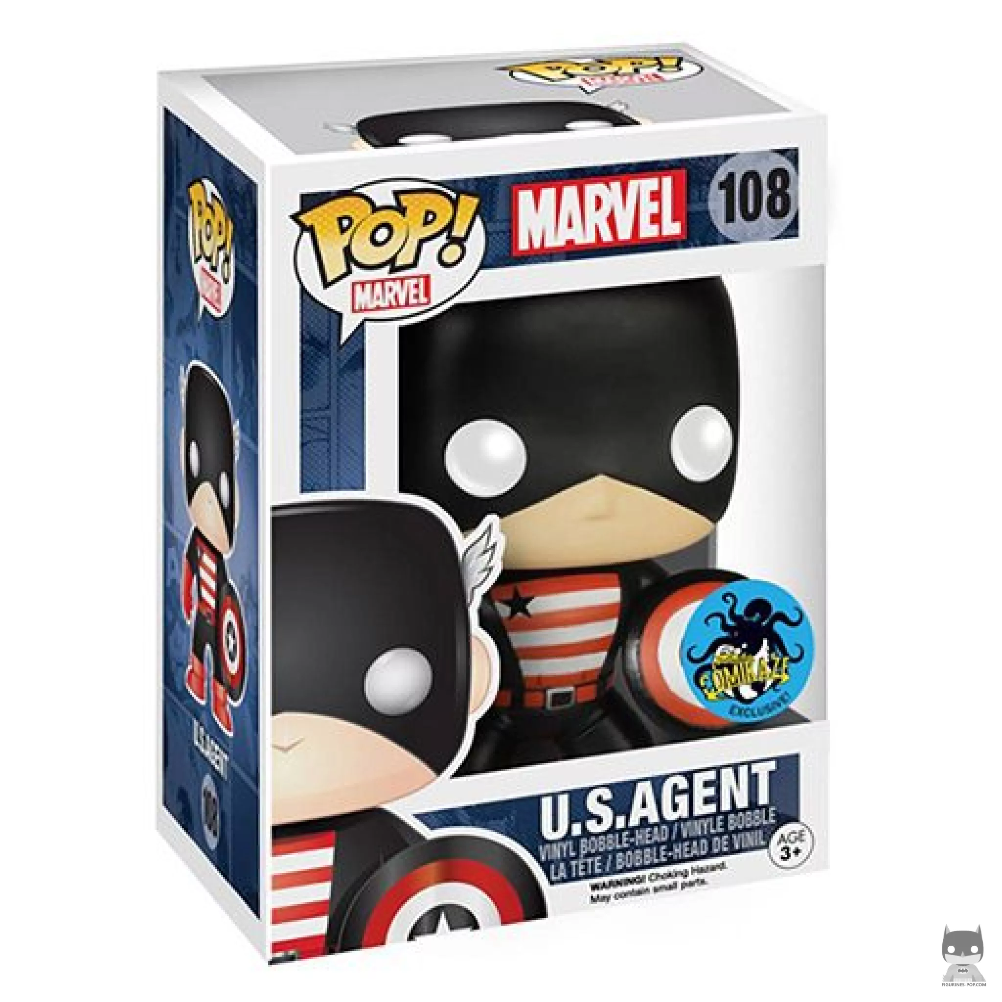 Figurine Funko POP U.S. Agent avec boîte