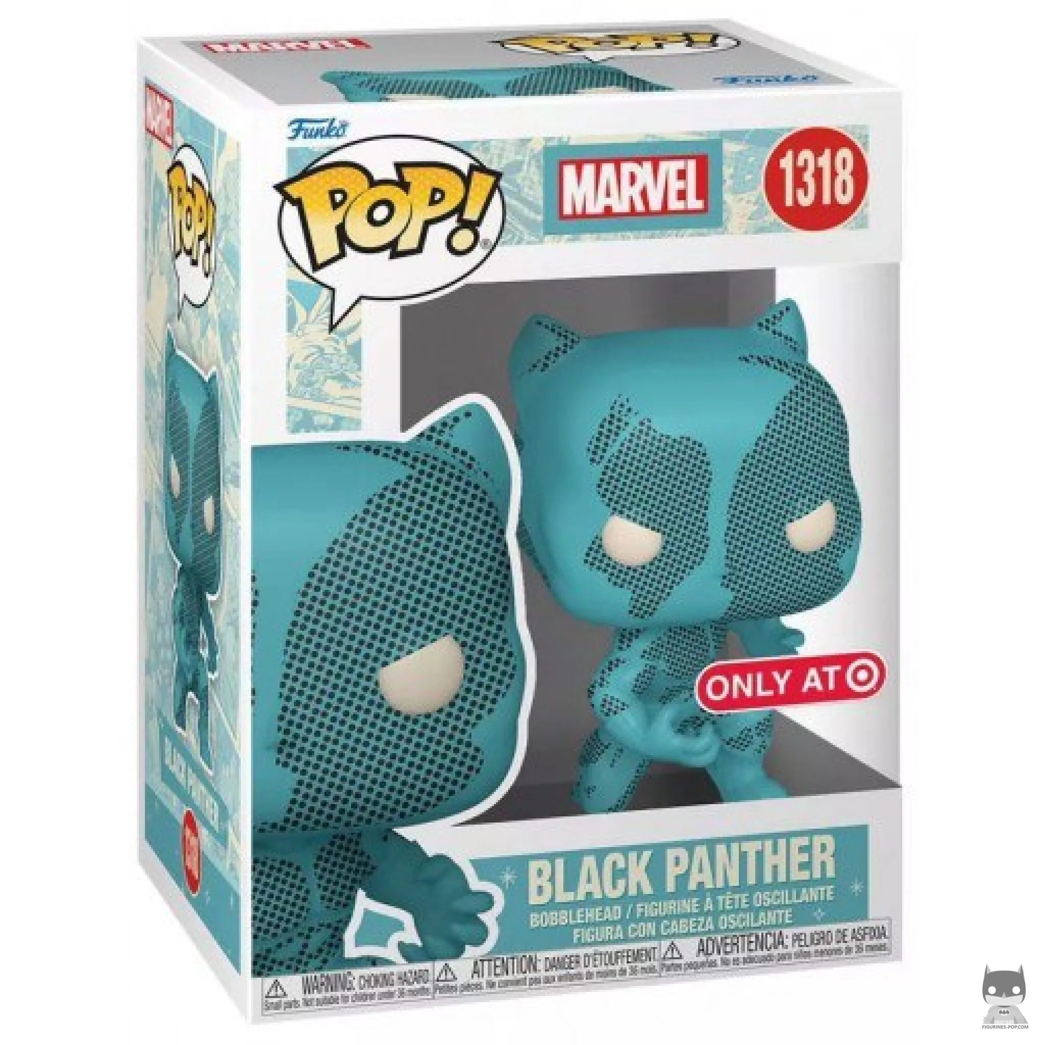 Figurine Funko POP Black Panther (Retro Reimagined) avec boîte