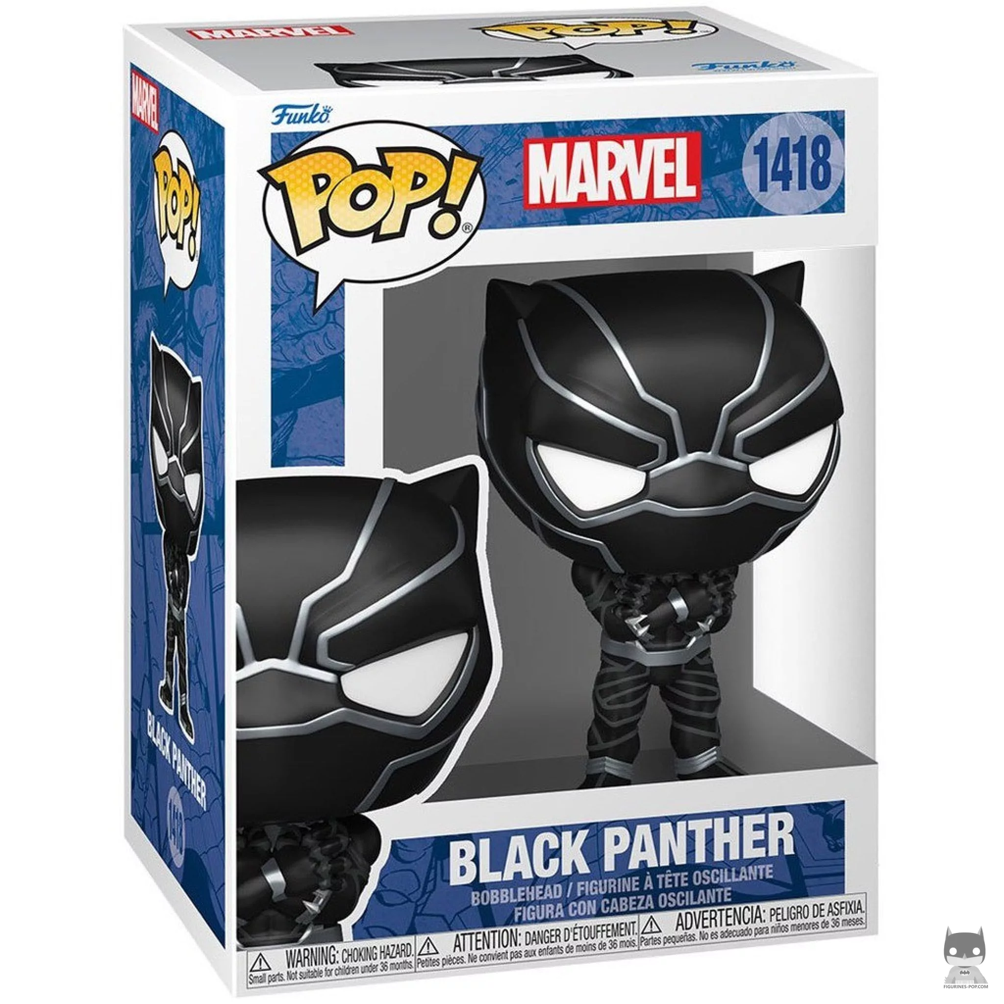 Figurine Funko POP Black Panther (Marvel New Classics) avec boîte