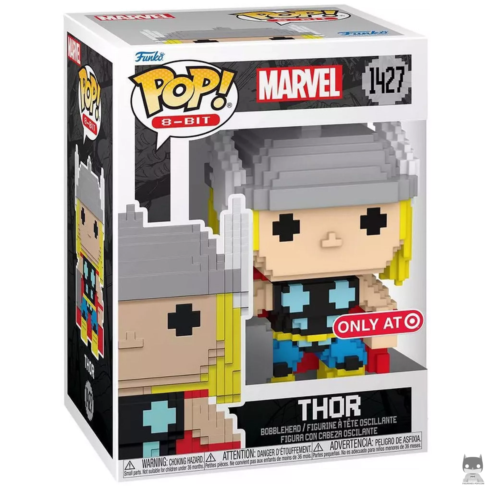 Figurine Funko POP Thor (8-Bit) avec boîte