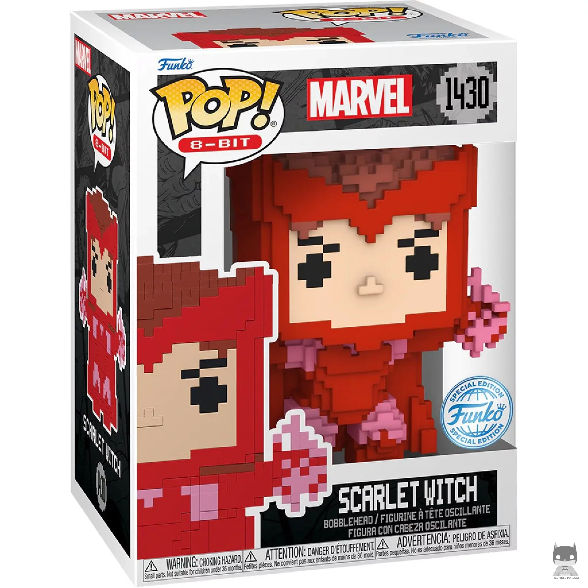 Figurine Funko POP Sorcière Rouge (8-Bit) avec boîte