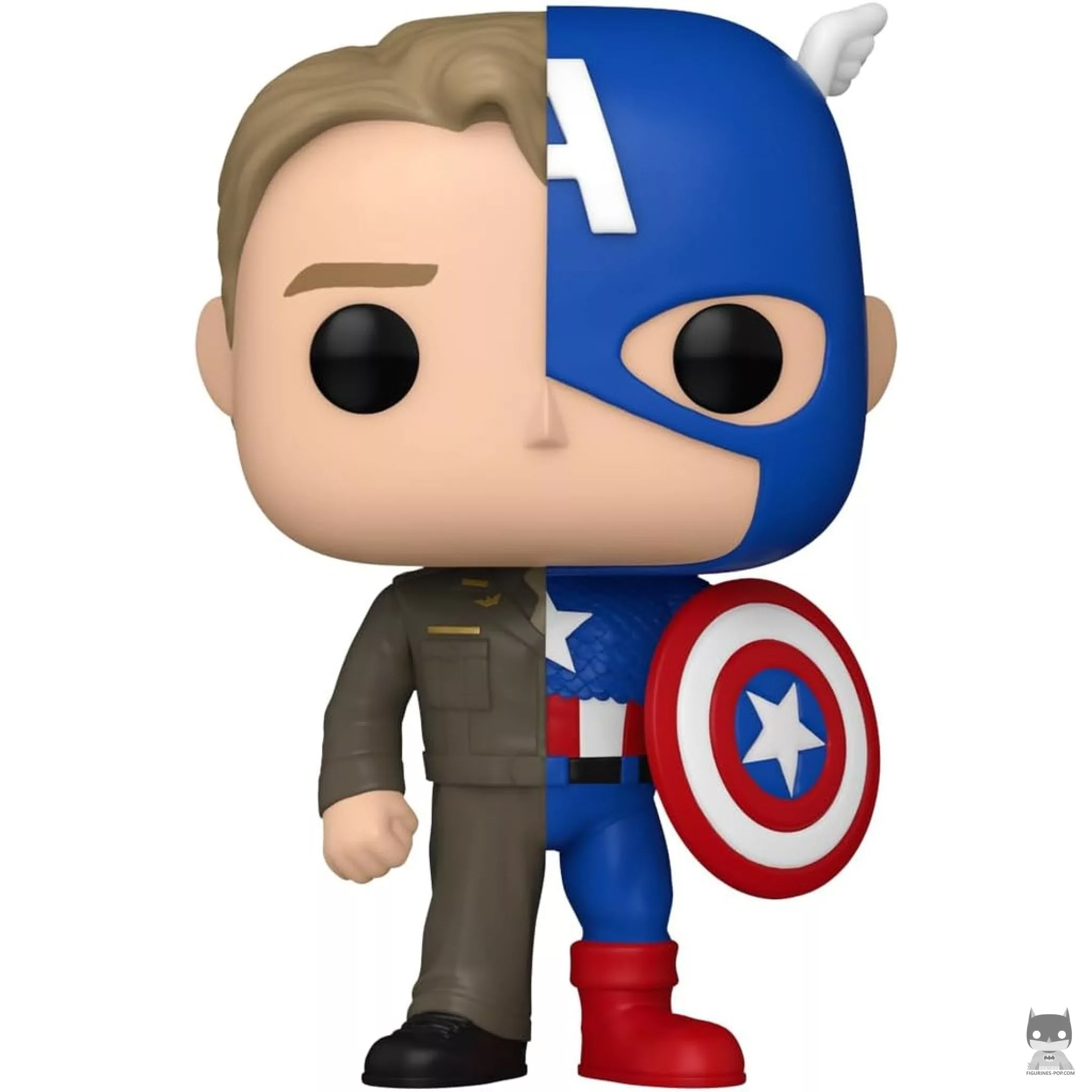 Figurine Funko POP Steve Rogers / Captain America (Split) (Marvel Comics)
