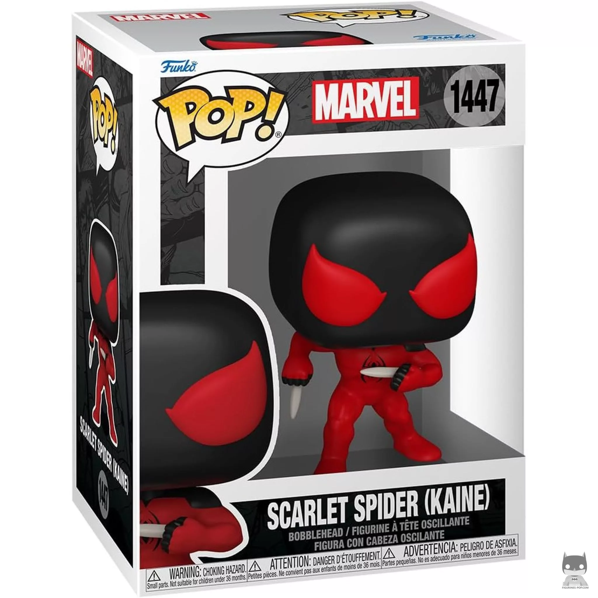 Figurine Funko POP Scarlet Spider (Kaine) avec boîte
