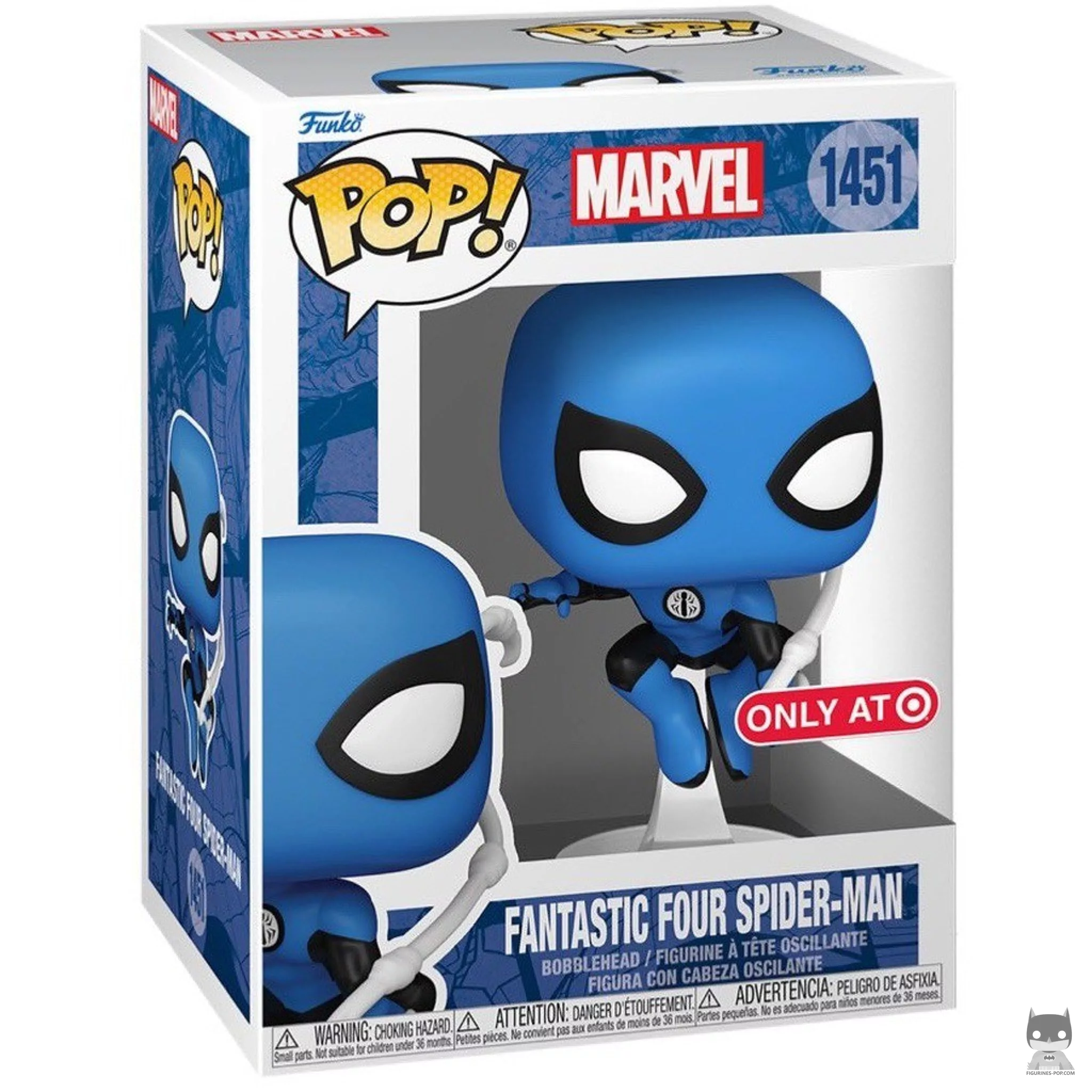 Figurine Funko POP Spider-Man Quatre Fantastiques avec boîte