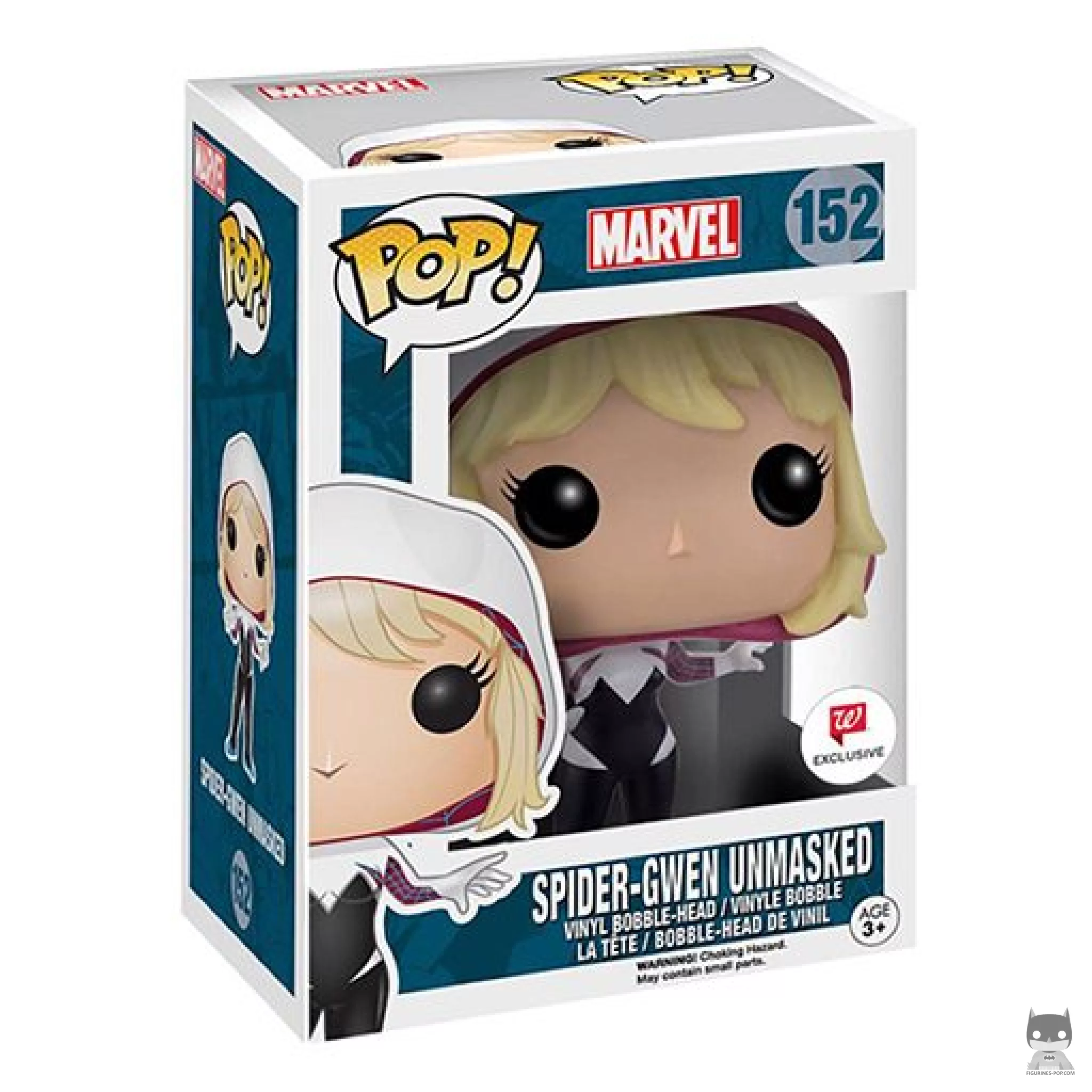 Figurine Funko POP Spider-Gwen (Sans Masque) avec boîte