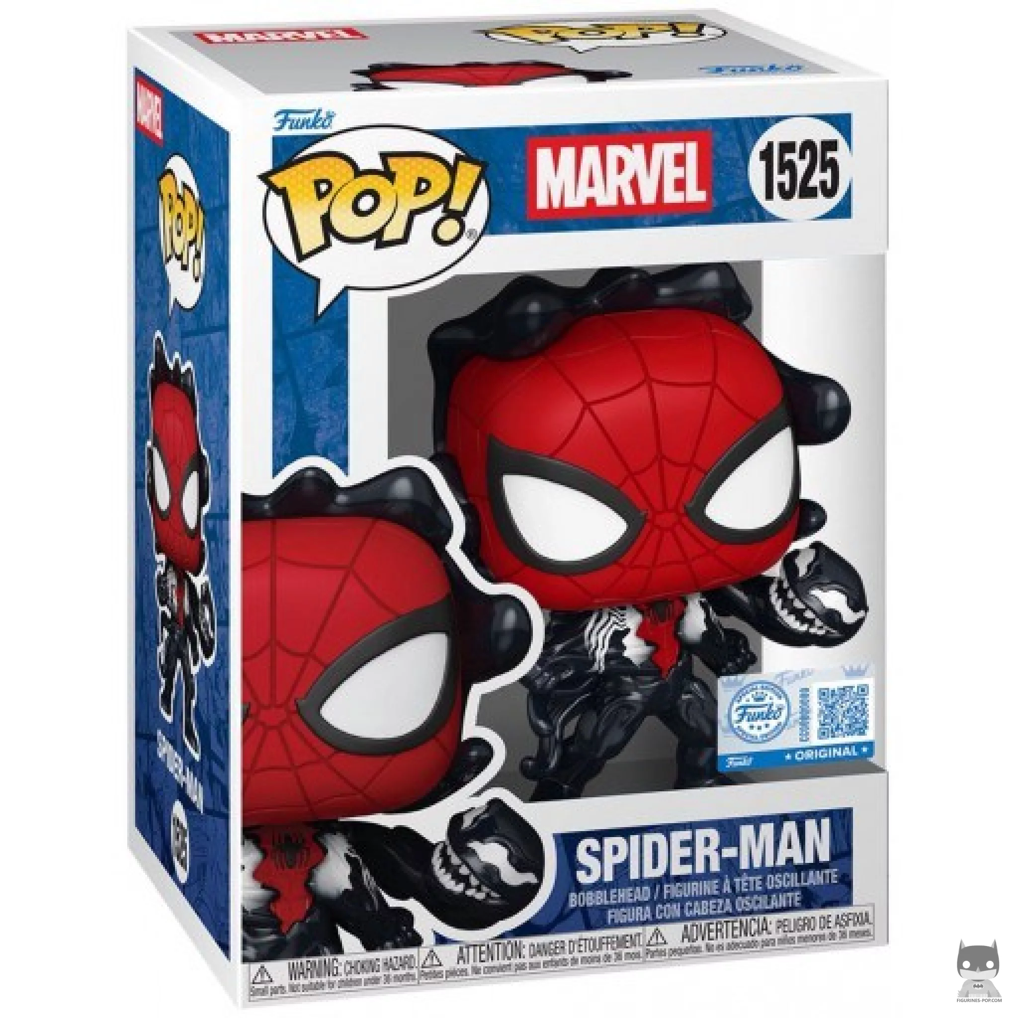 Figurine Funko POP Spider-Man (Liaison avec Symbiote) avec boîte