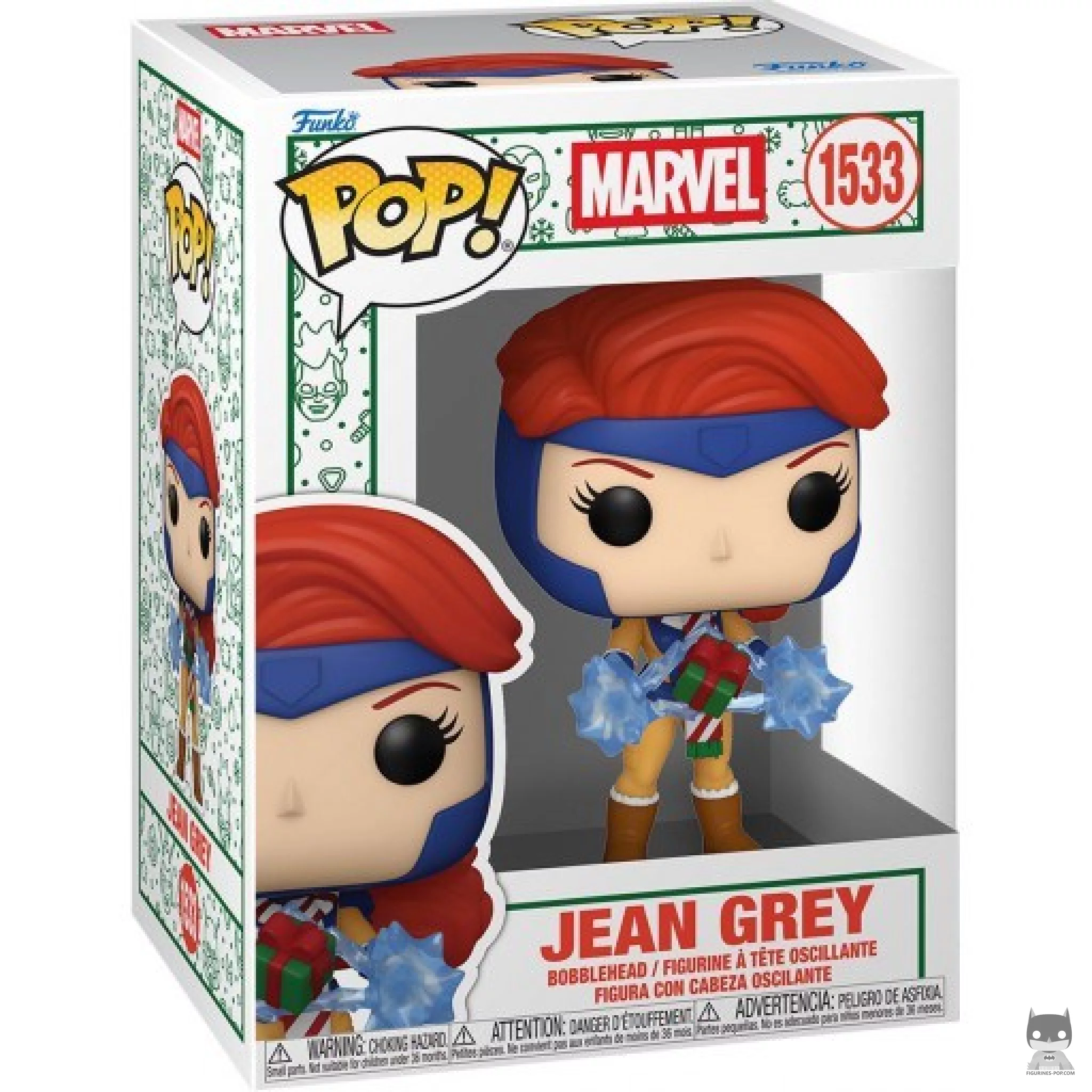 Figurine Funko POP Jean Grey (Noël) avec boîte