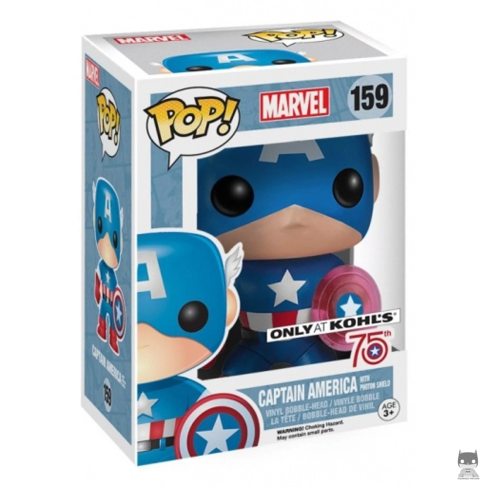Figurine Funko POP Captain America avec boîte
