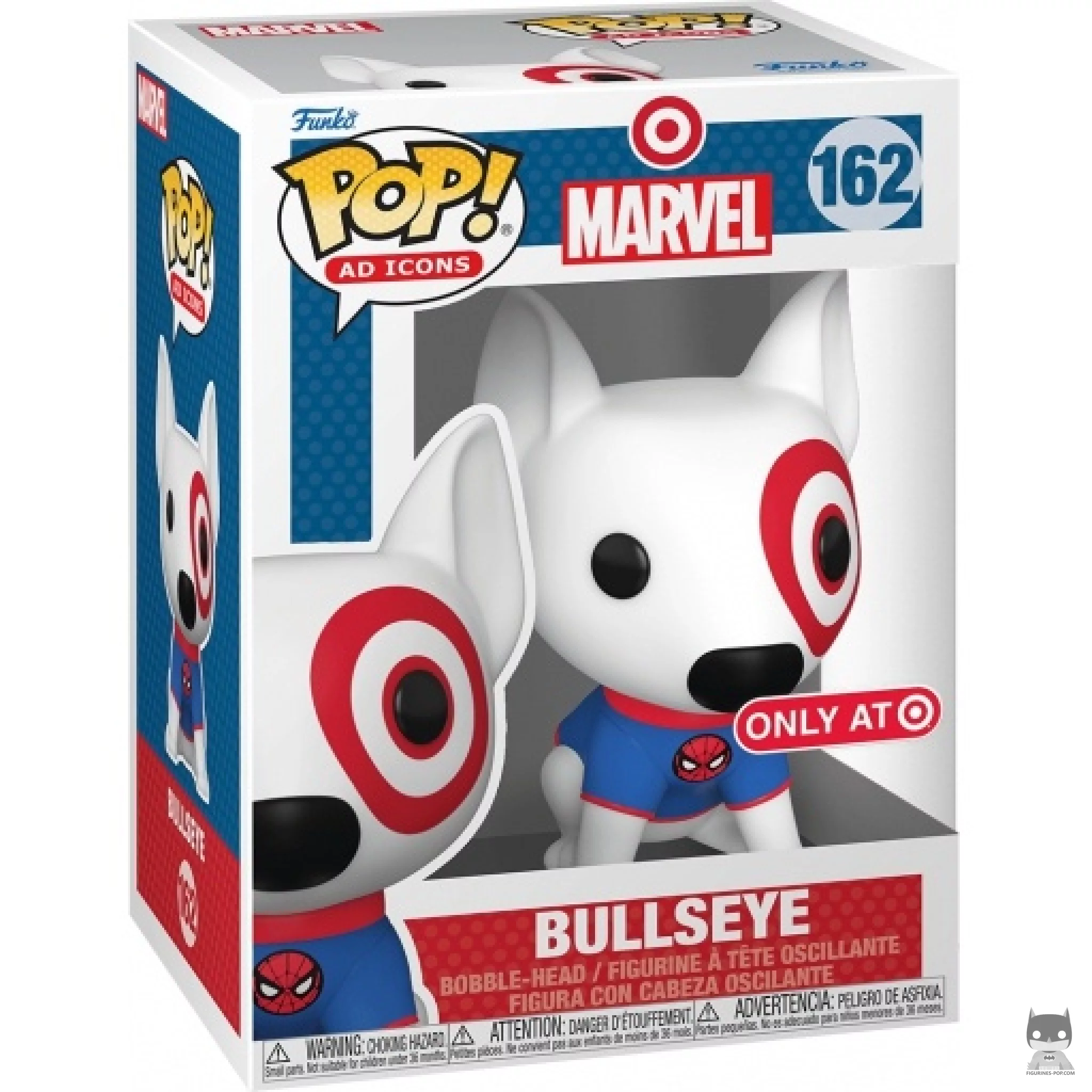 Figurine Funko POP Bullseye Spider-Man avec boîte