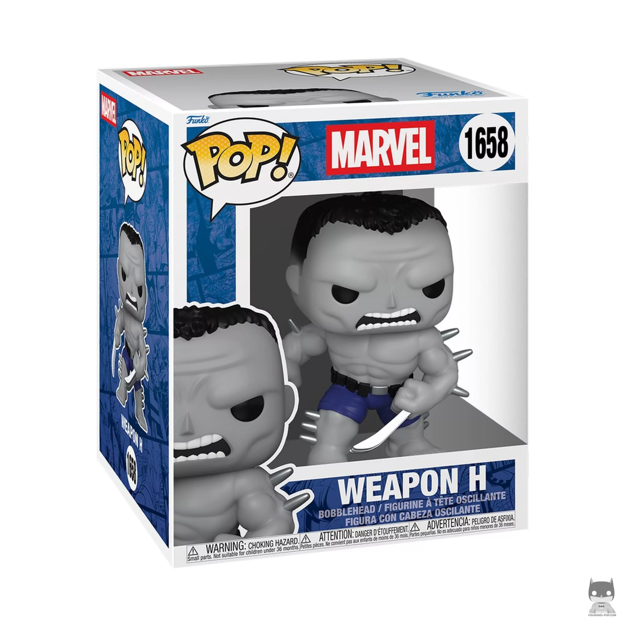 Figurine Funko POP Arme H (Programme Arme X) (Supersized) avec boîte